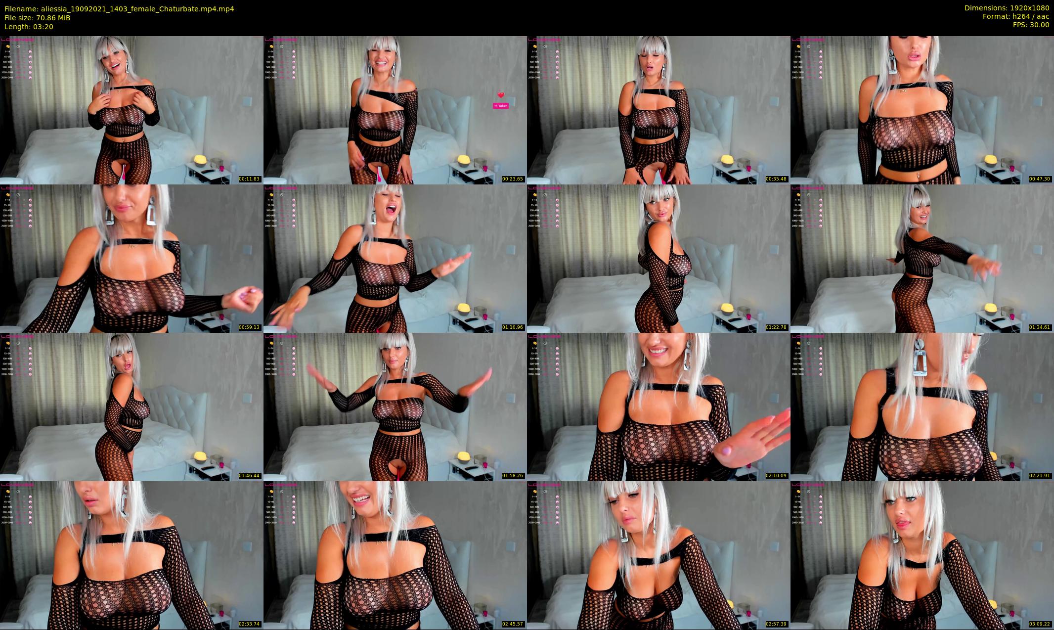 aliessia — 4 minute Chaturbate female cam show recording, 1080p, Sep 19, 2021