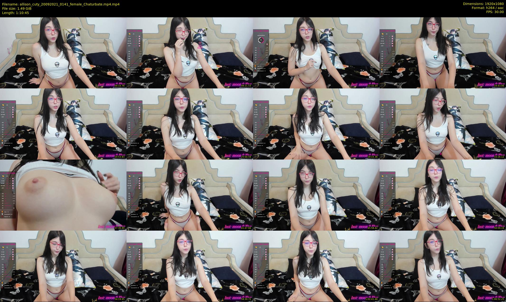 allison_cuty — 71 minute Chaturbate female cam show recording, 1080p, Sep 20, 2021