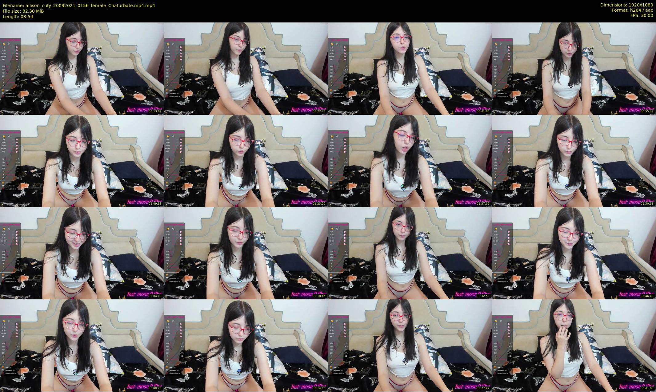 allison_cuty — 4 minute Chaturbate female cam show recording, 1080p, Sep 20, 2021