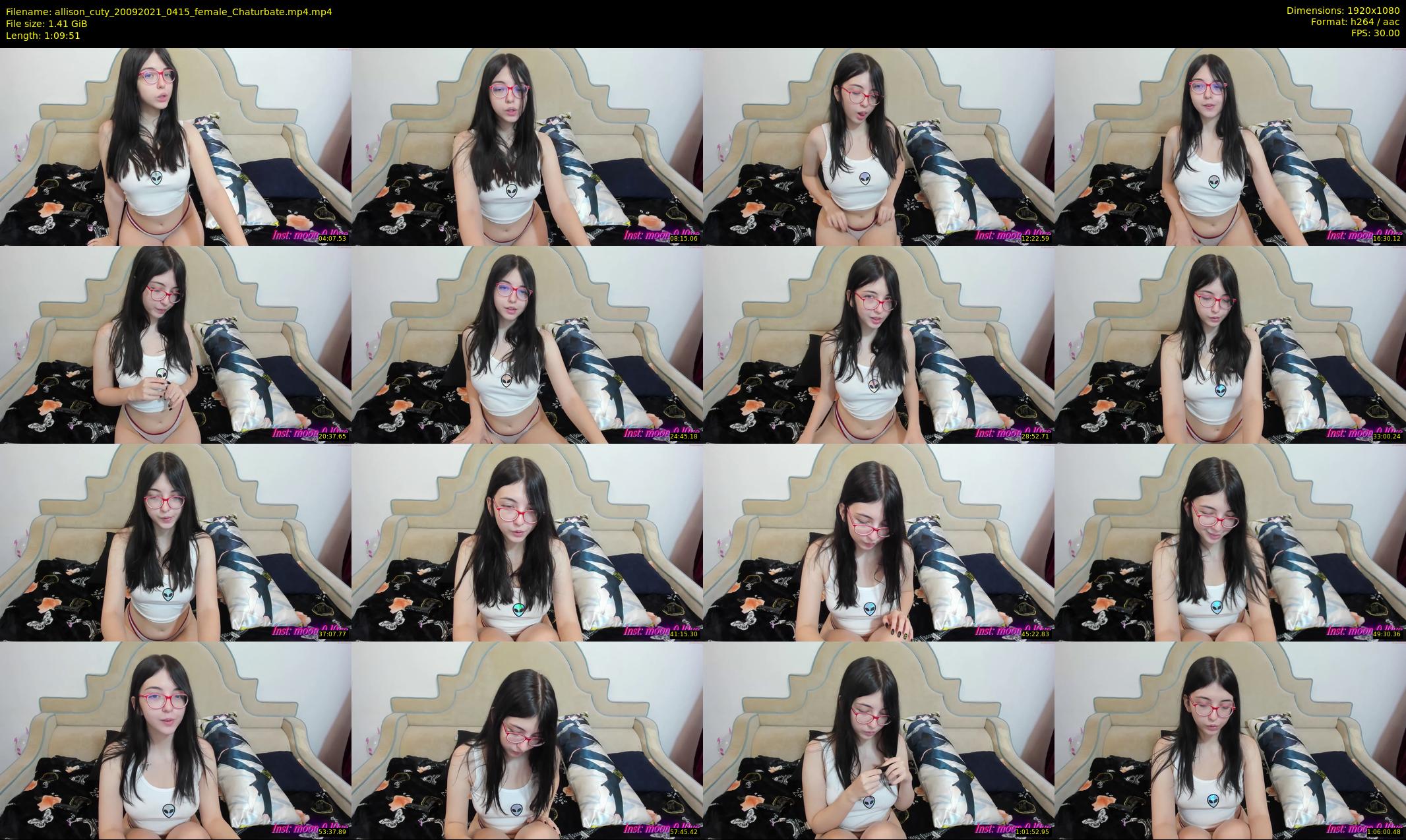 allison_cuty — 70 minute Chaturbate female cam show recording, 1080p, Sep 20, 2021