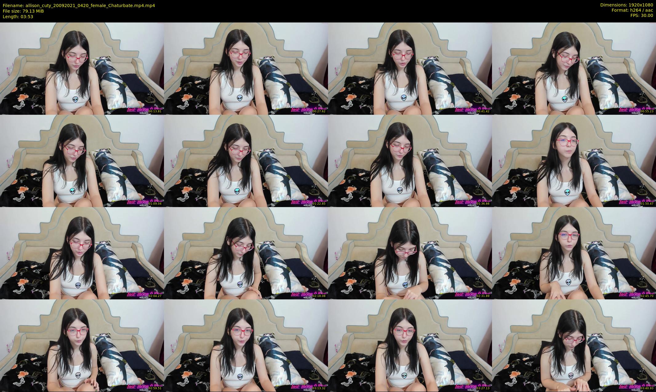 allison_cuty — 4 minute Chaturbate female cam show recording, 1080p, Sep 20, 2021