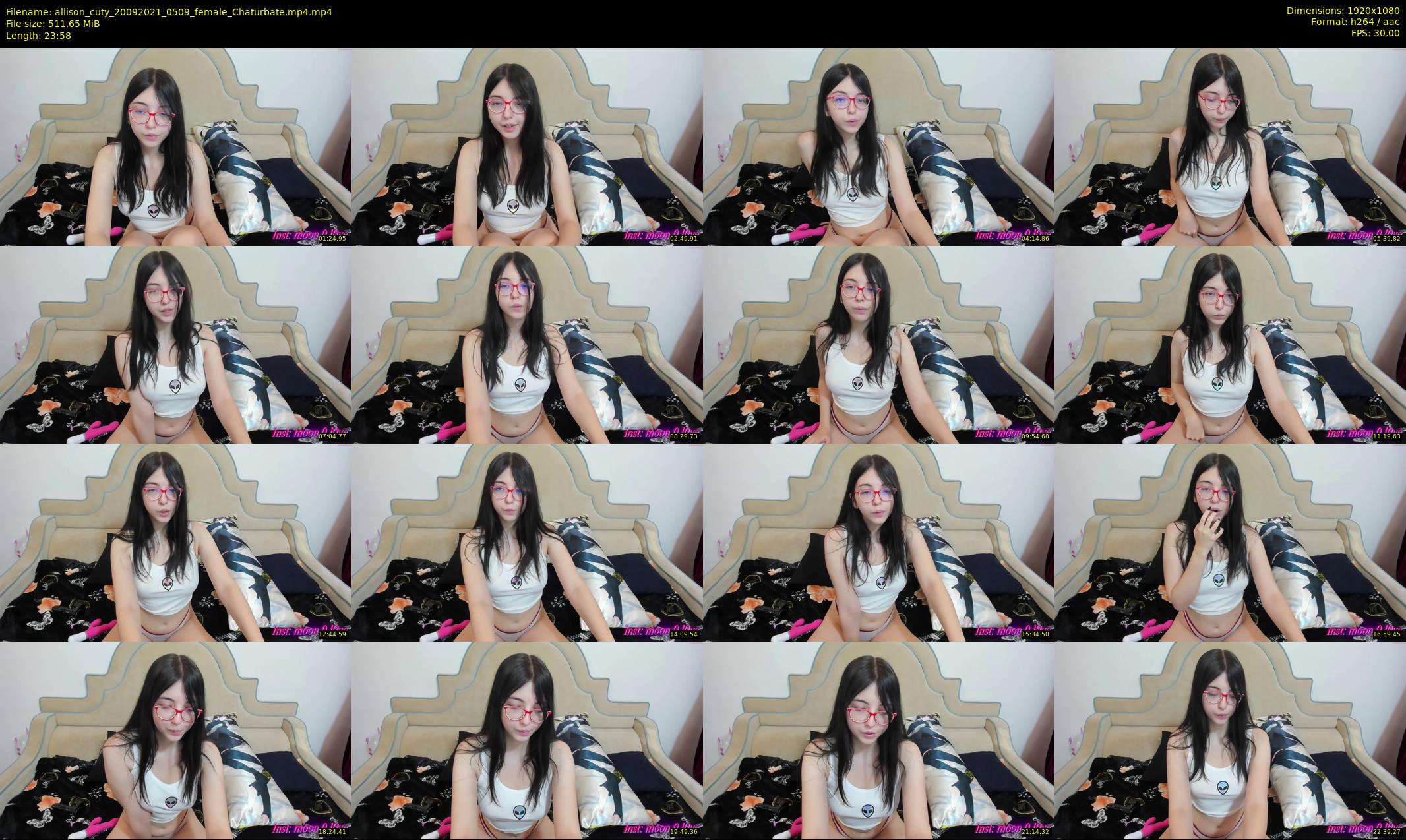 allison_cuty — 24 minute Chaturbate female cam show recording, 1080p, Sep 20, 2021