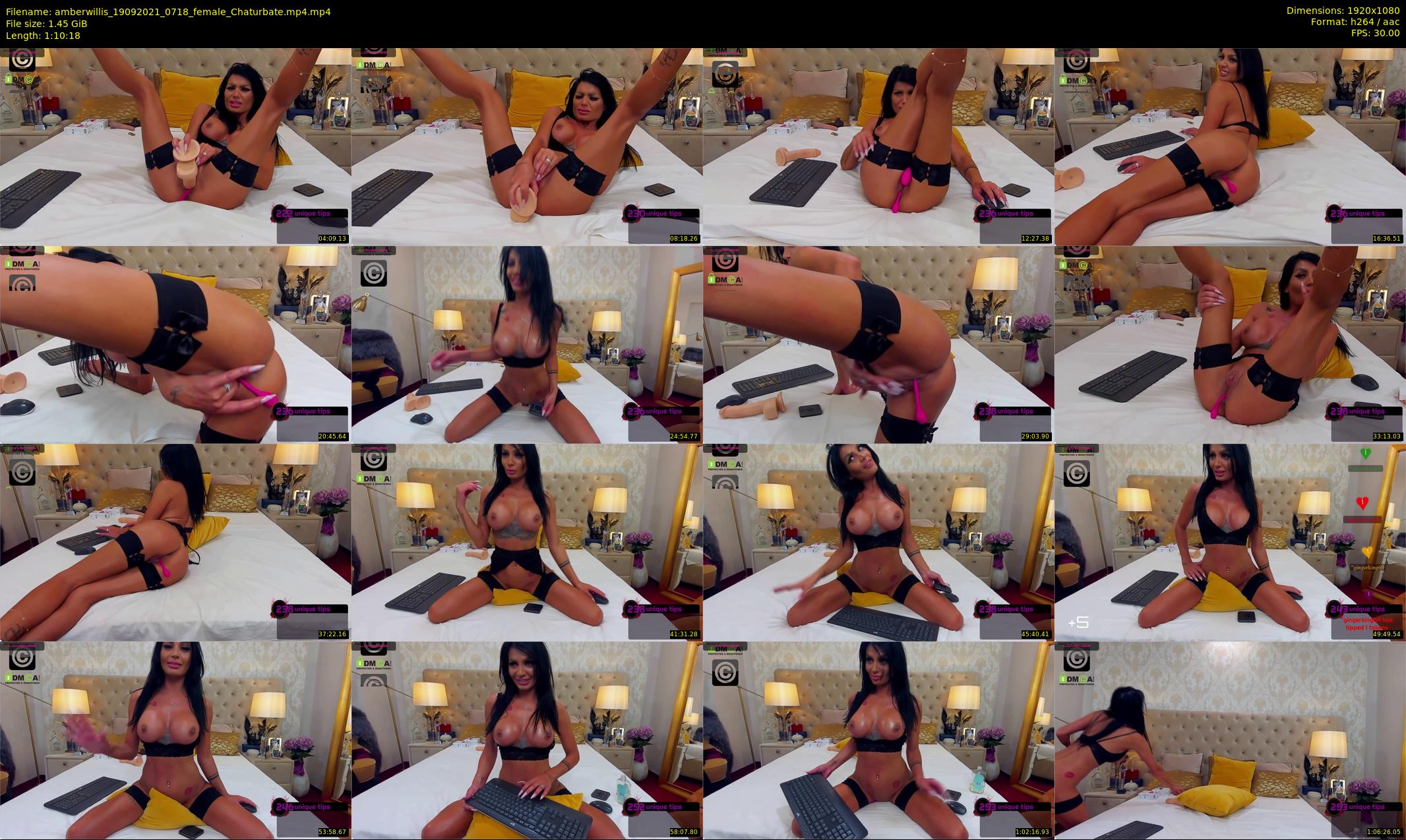 amberwillis — 71 minute Chaturbate female cam show recording, 1080p, Sep 19, 2021
