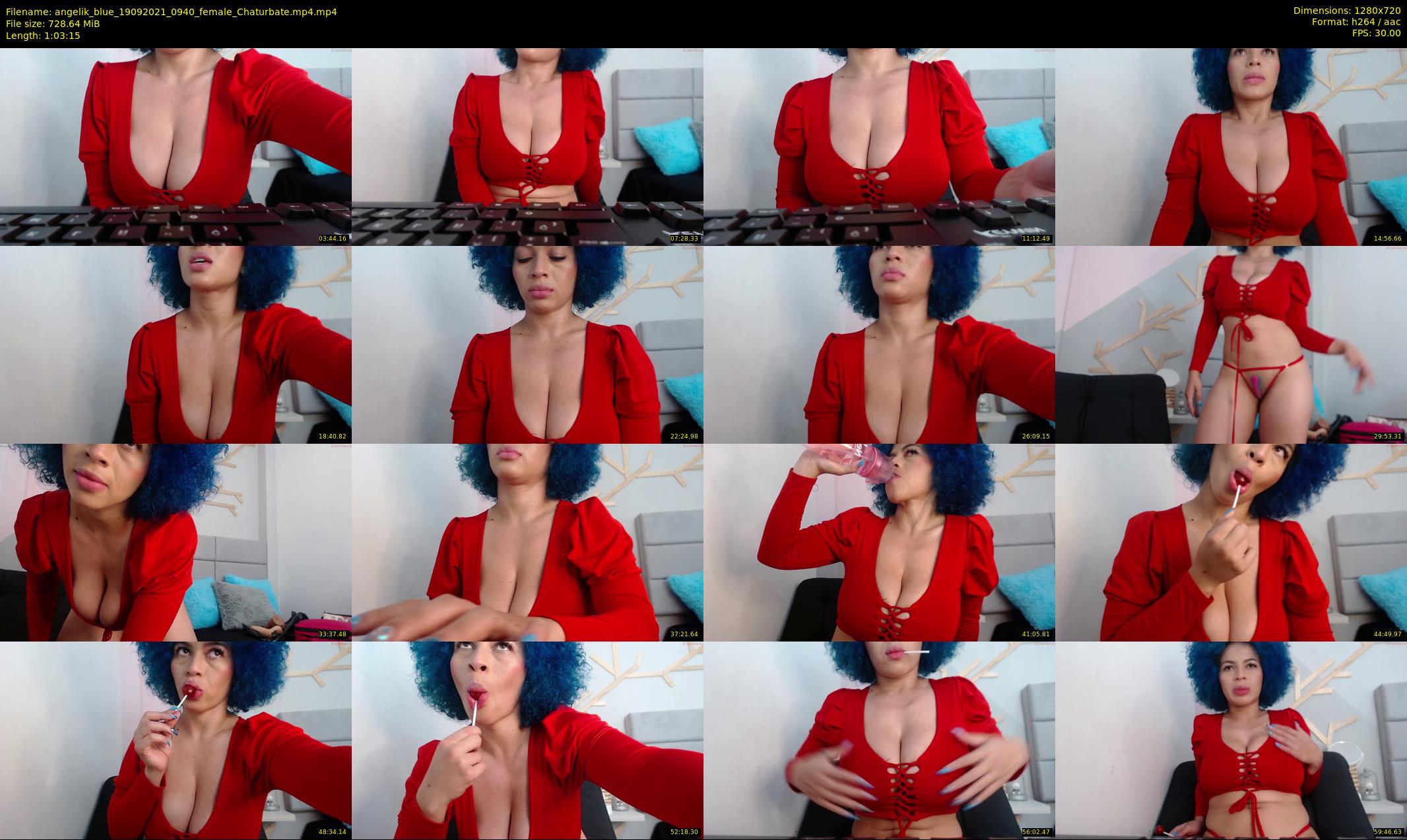 angelik_blue — 64 minute Chaturbate female cam show recording, 720p, Sep 19, 2021