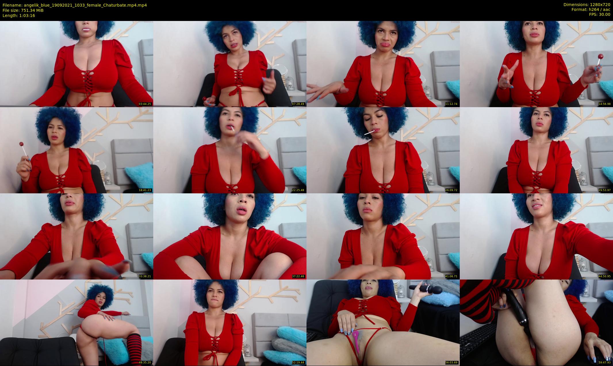 angelik_blue — 64 minute Chaturbate female cam show recording, 720p, Sep 19, 2021