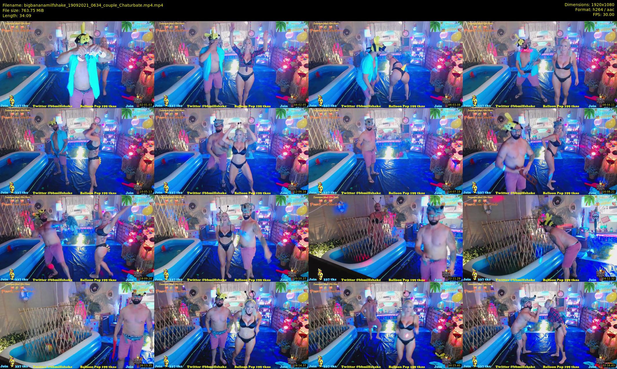bigbananamilfshake — 35 minute Chaturbate couple cam show recording, 1080p, Sep 19, 2021