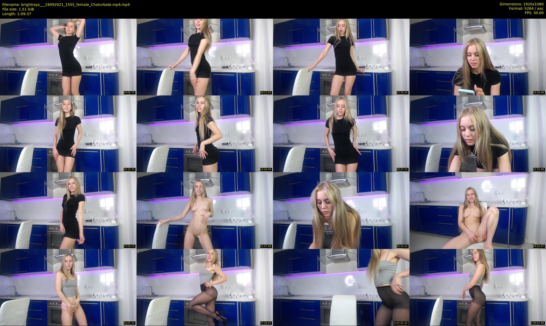 brightrays__ — 70 minute Chaturbate female cam show recording, 1080p, Sep 19, 2021