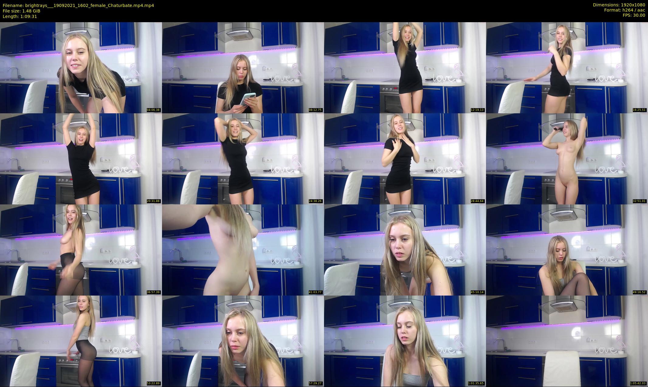 brightrays__ — 70 minute Chaturbate female cam show recording, 1080p, Sep 19, 2021