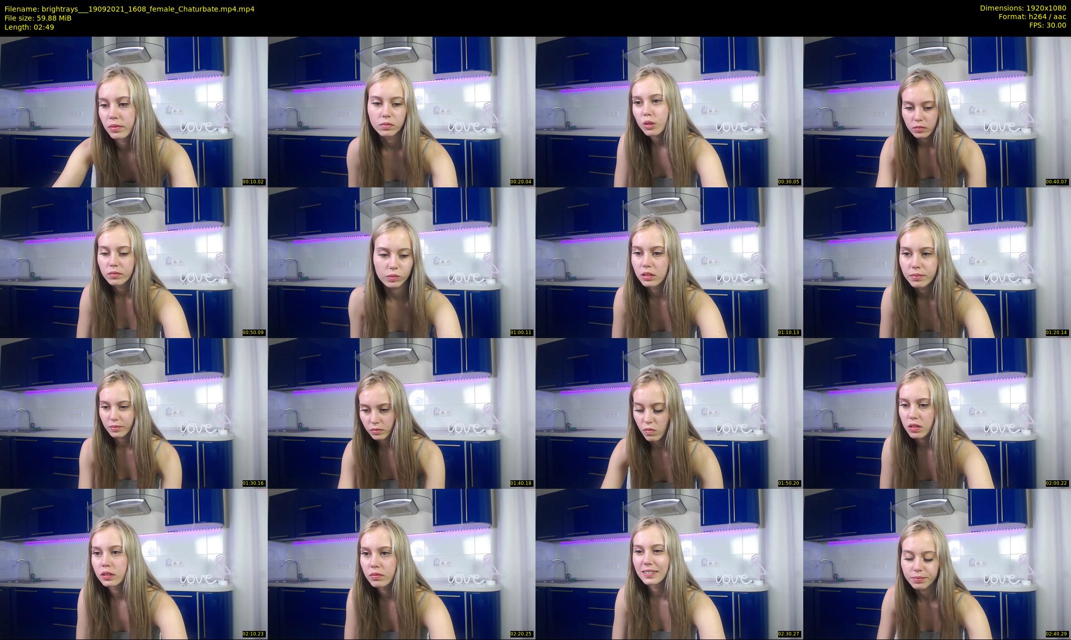 brightrays__ — 3 minute Chaturbate female cam show recording, 1080p, Sep 19, 2021