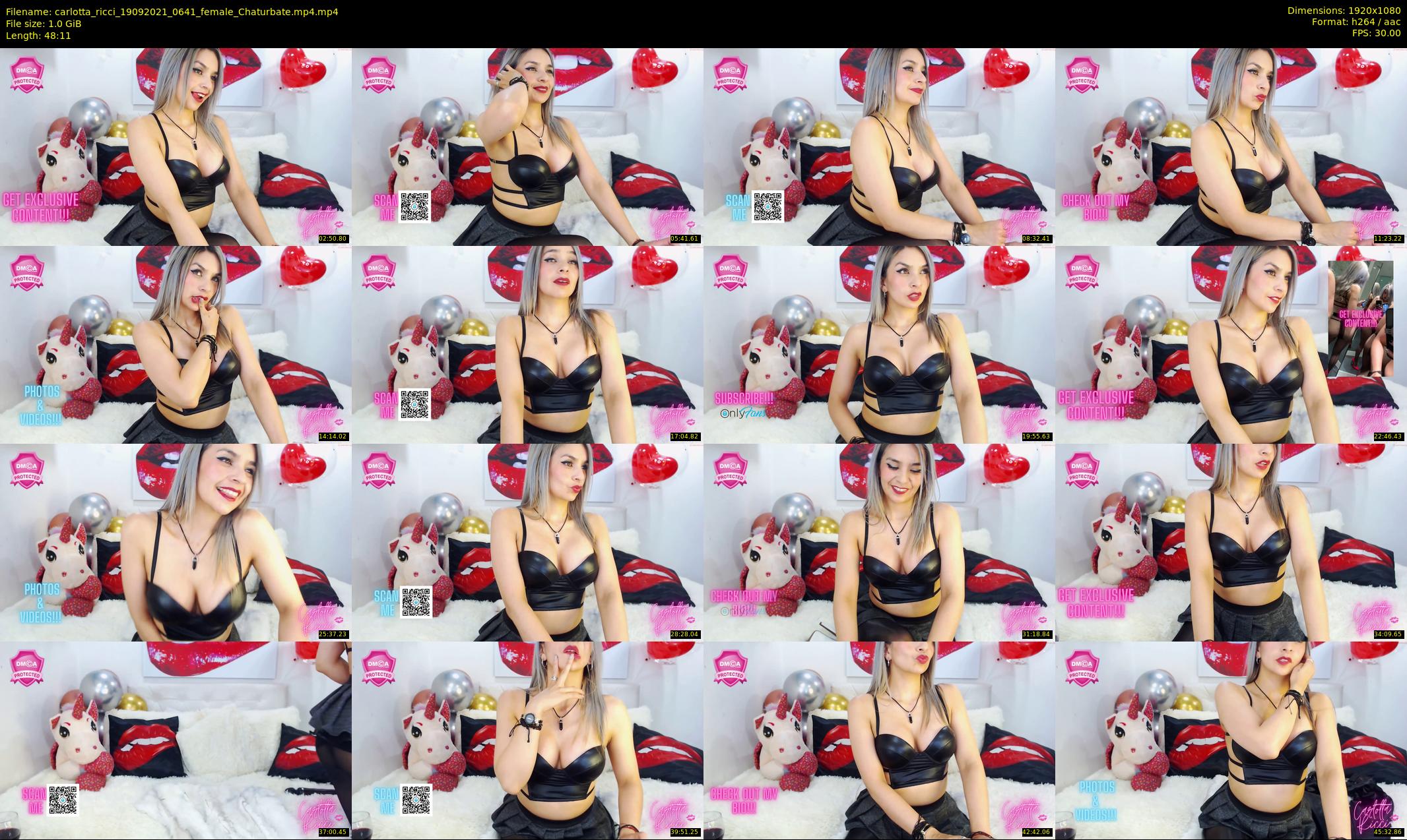 carlotta_ricci — 49 minute Chaturbate female cam show recording, 1080p, Sep 19, 2021