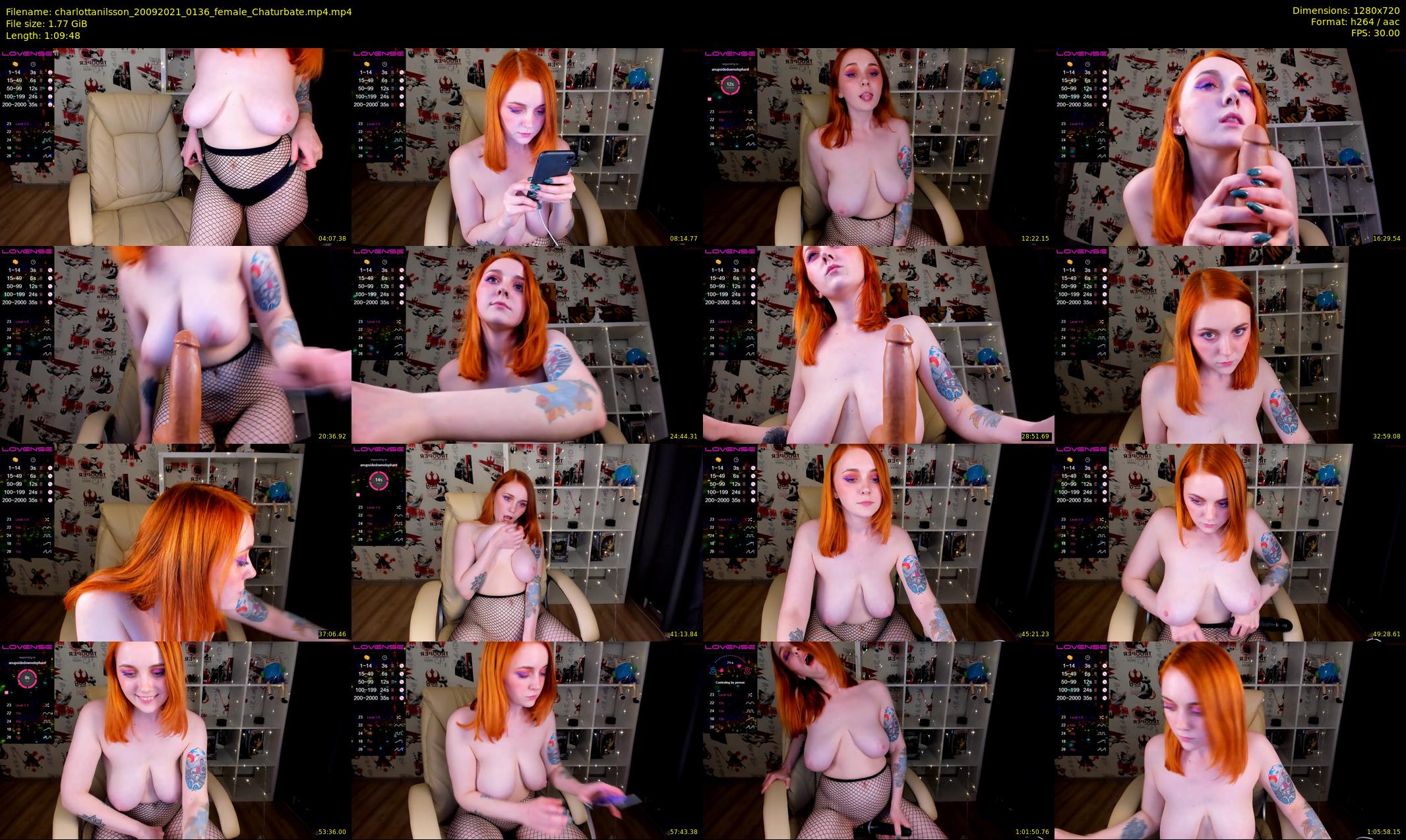 charlottanilsson — 70 minute Chaturbate female cam show recording, 720p, Sep 20, 2021