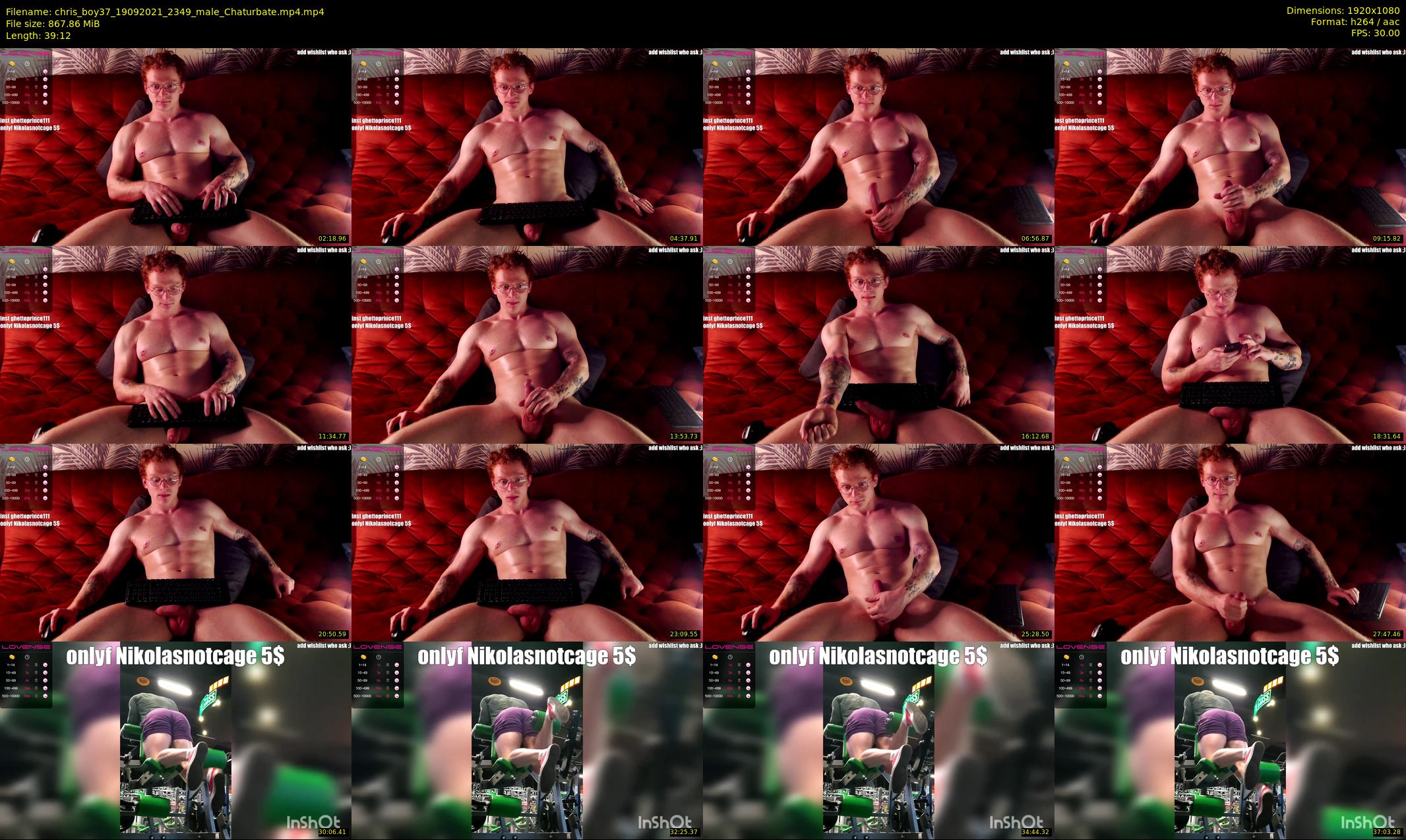 chris_boy37 — 40 minute Chaturbate male cam show recording, 1080p, Sep 19, 2021