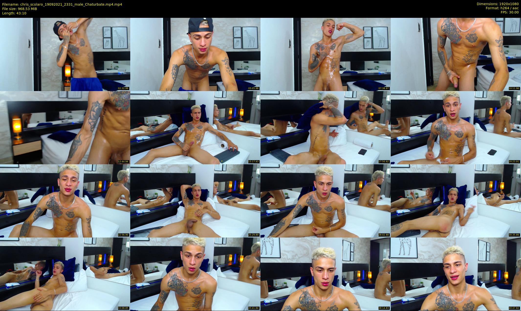 chris_scolaro — 44 minute Chaturbate male cam show recording, 1080p, Sep 19, 2021