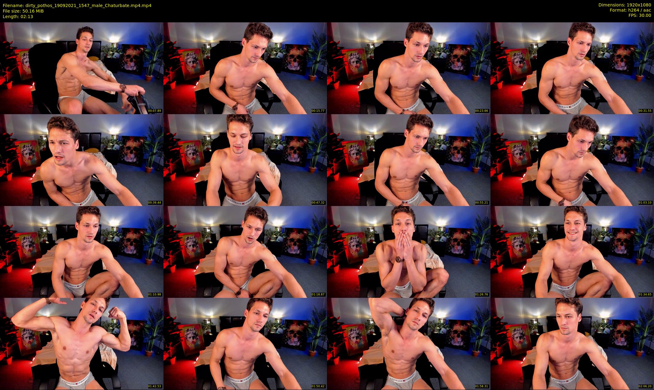 dirty_pothos — 3 minute Chaturbate male cam show recording, 1080p, Sep 19, 2021