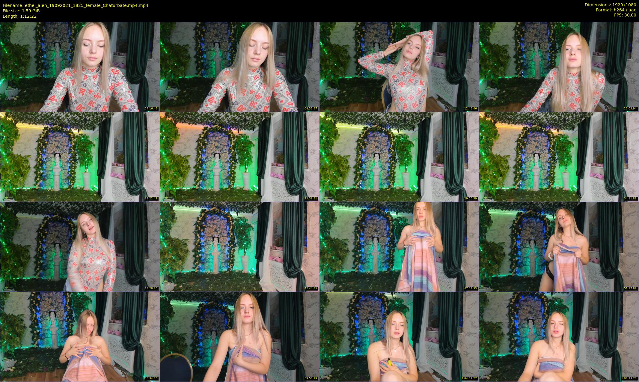 ethel_alen — 73 minute Chaturbate female cam show recording, 1080p, Sep 19, 2021