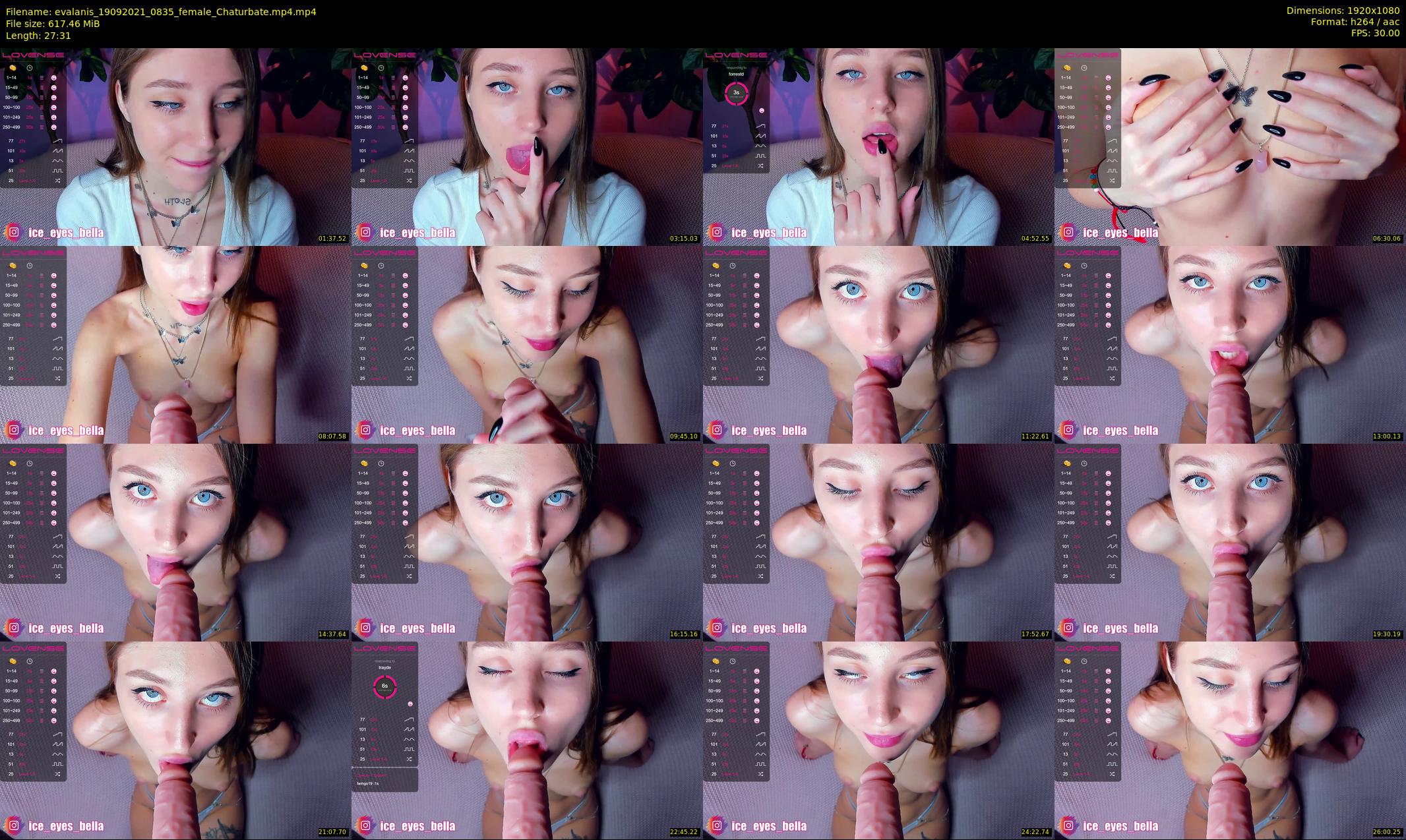 evalanis — 28 minute Chaturbate couple cam show recording, 1080p, Sep 19, 2021