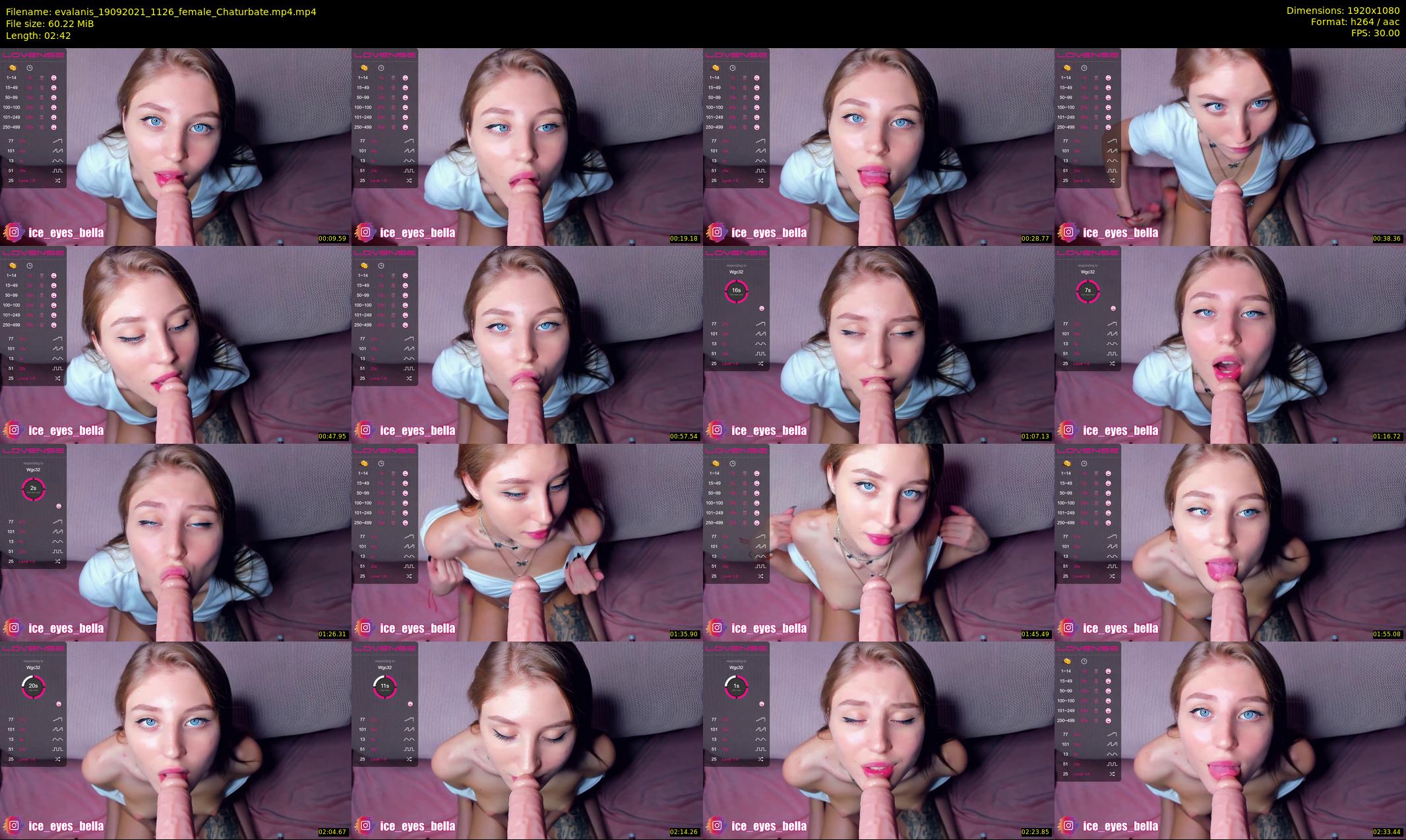 evalanis — 3 minute Chaturbate couple cam show recording, 1080p, Sep 19, 2021