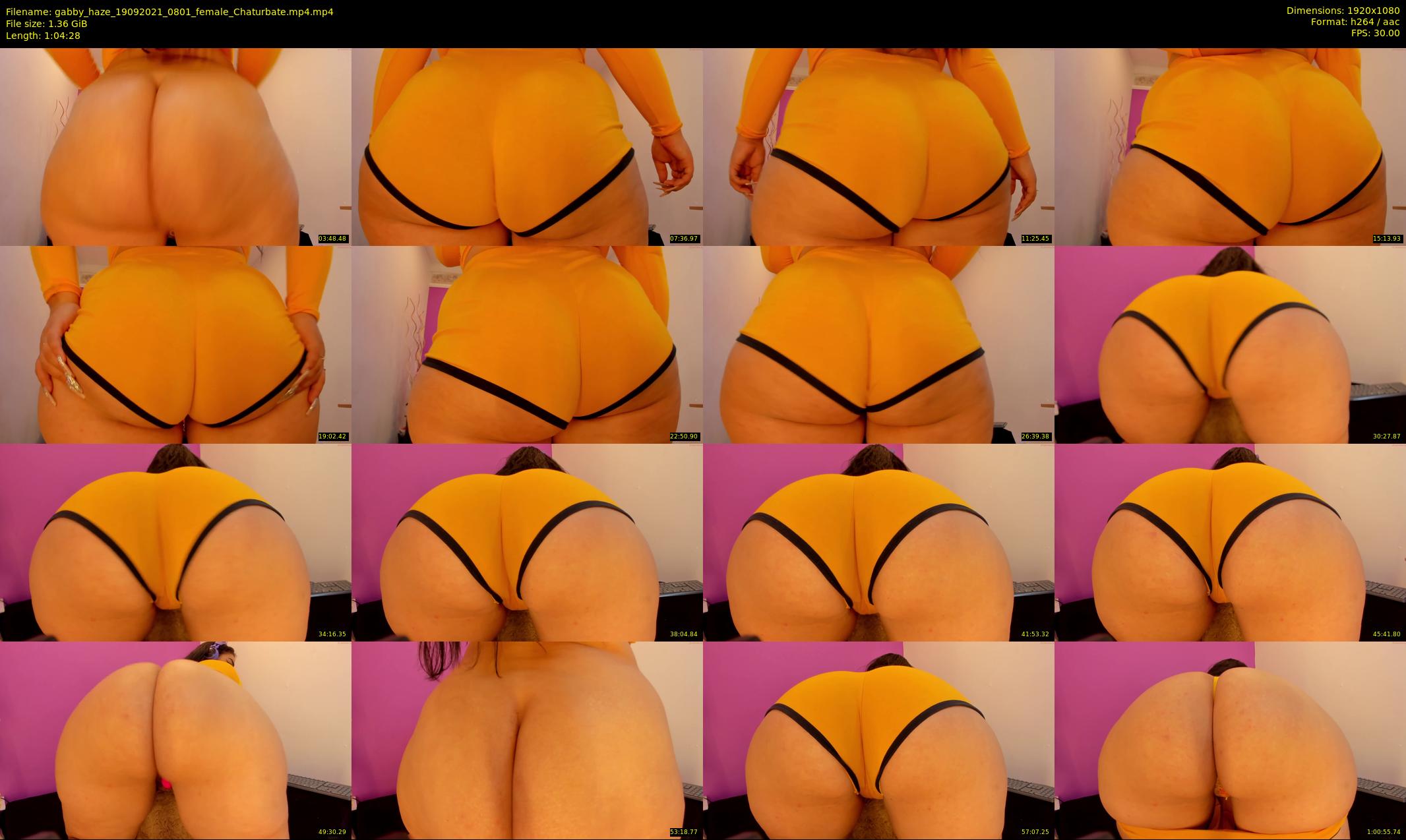 gabby_haze — 65 minute Chaturbate female cam show recording, 1080p, Sep 19, 2021