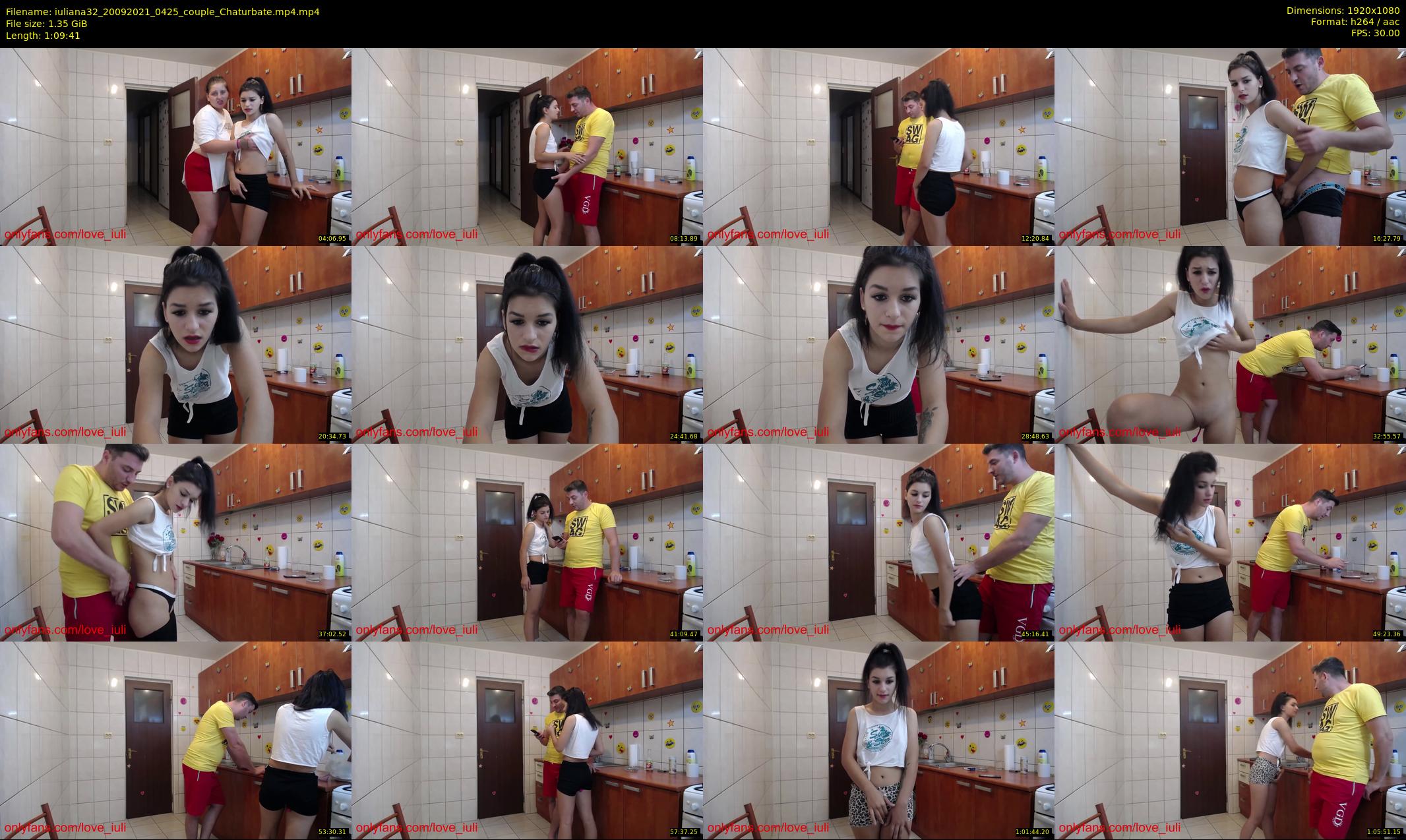 iuliana32 — 70 minute Chaturbate couple cam show recording, 1080p, Sep 20, 2021