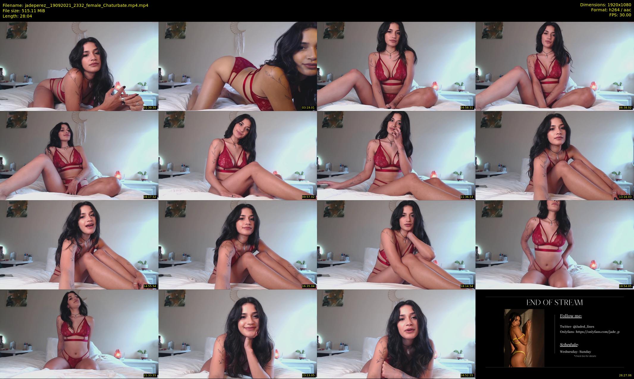 jadeperez_ — 29 minute Chaturbate female cam show recording, 1080p, Sep 19, 2021