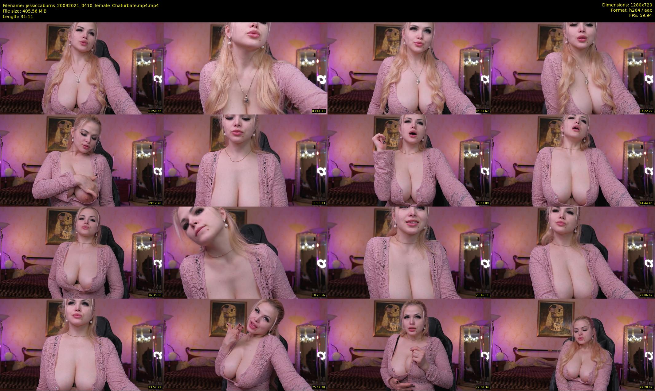 jessiccaburns — 32 minute Chaturbate female cam show recording, 720p, Sep 20, 2021