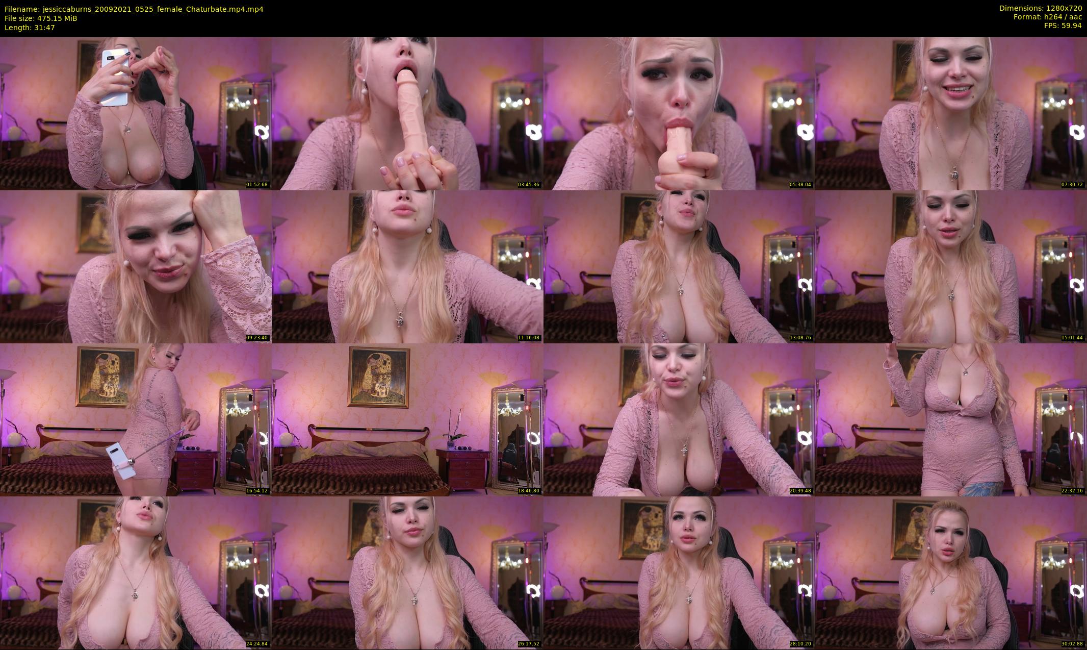 jessiccaburns — 32 minute Chaturbate female cam show recording, 720p, Sep 20, 2021