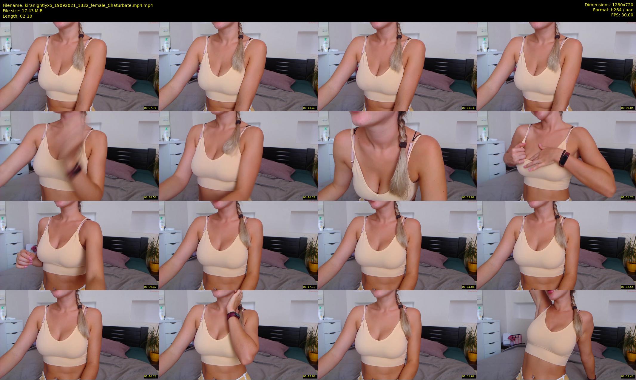 kiranightlyxo — 3 minute Chaturbate female cam show recording, 720p, Sep 19, 2021