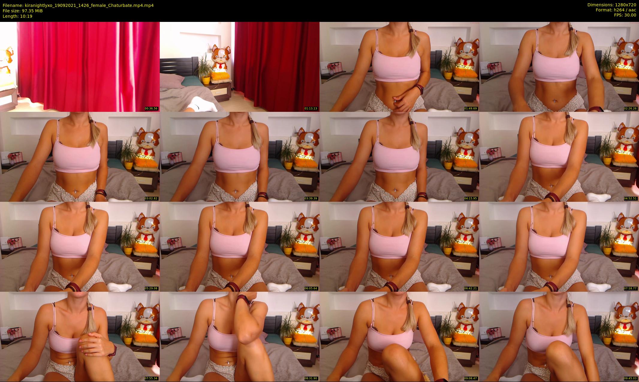 kiranightlyxo — 11 minute Chaturbate female cam show recording, 720p, Sep 19, 2021