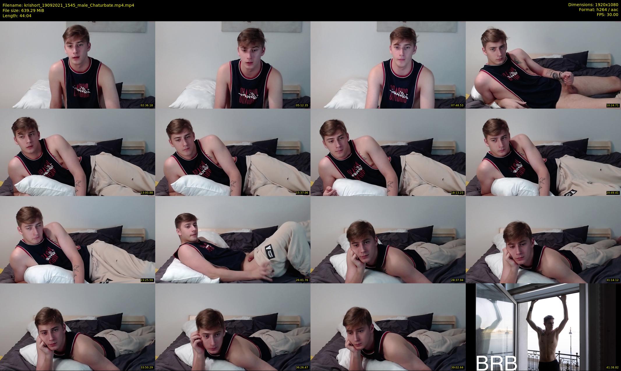krishort — 45 minute Chaturbate male cam show recording, 1080p, Sep 19, 2021
