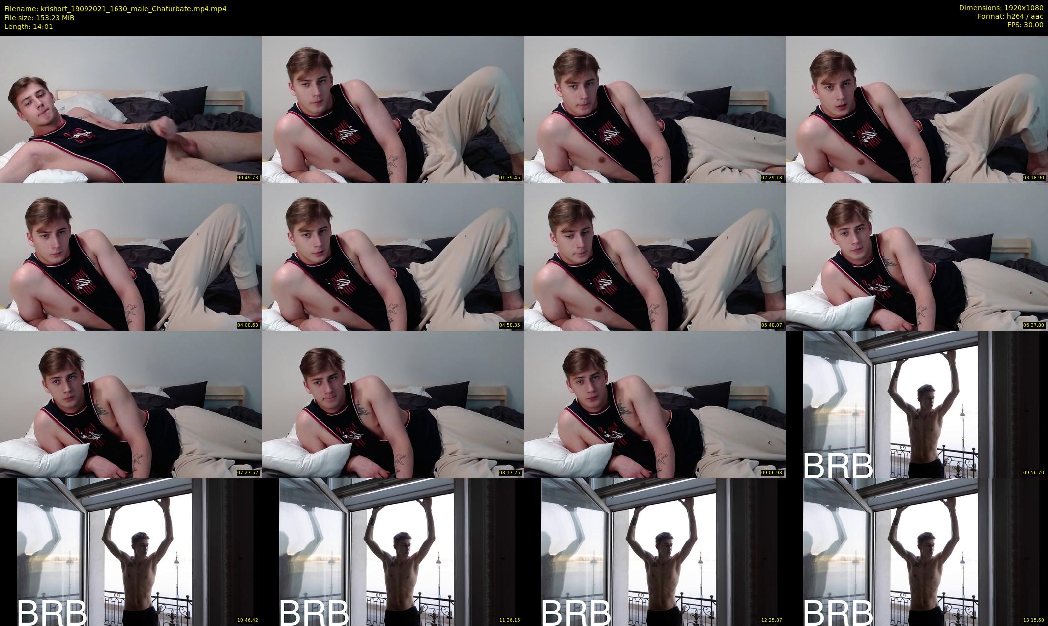 krishort — 15 minute Chaturbate male cam show recording, 1080p, Sep 19, 2021