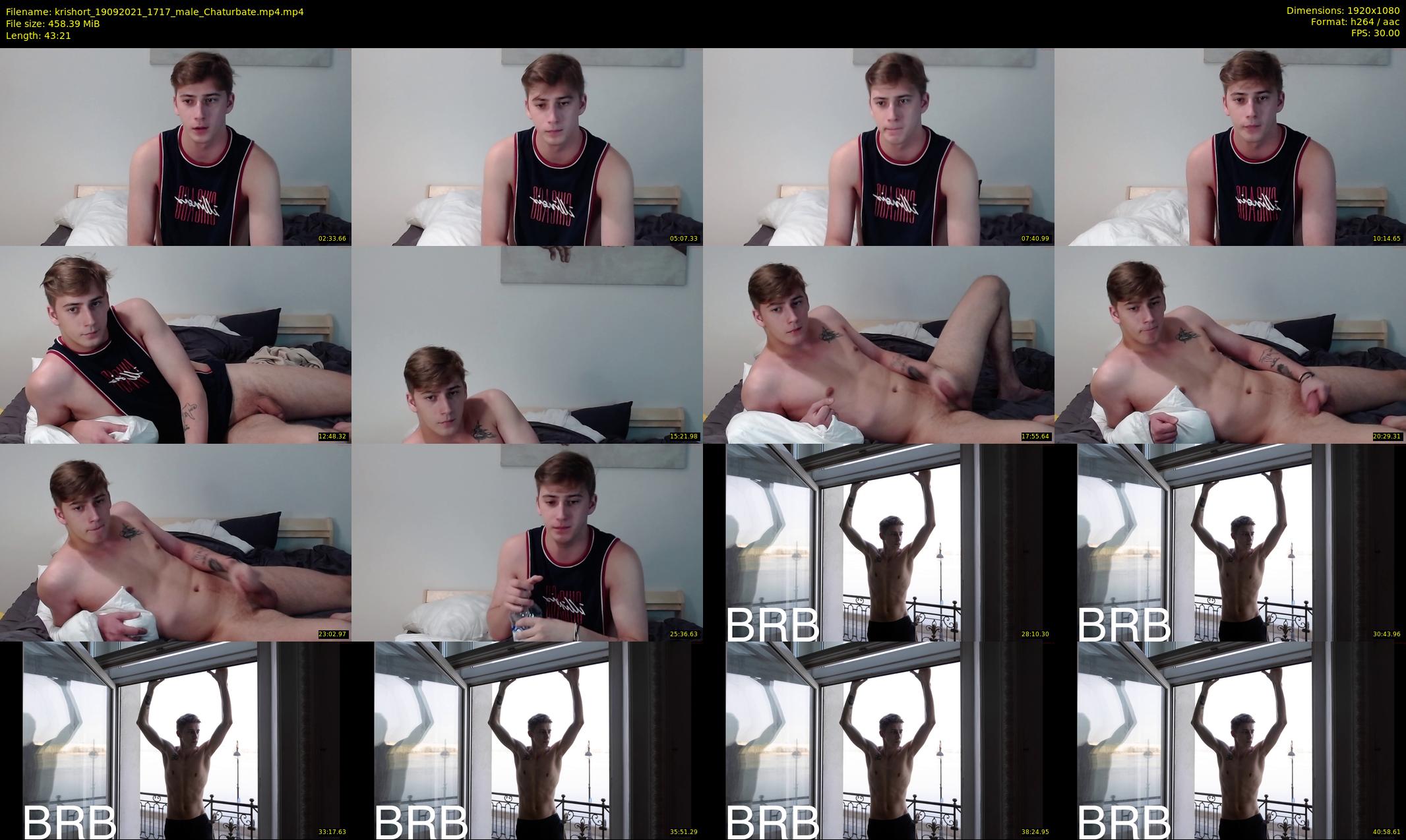 krishort — 44 minute Chaturbate male cam show recording, 1080p, Sep 19, 2021