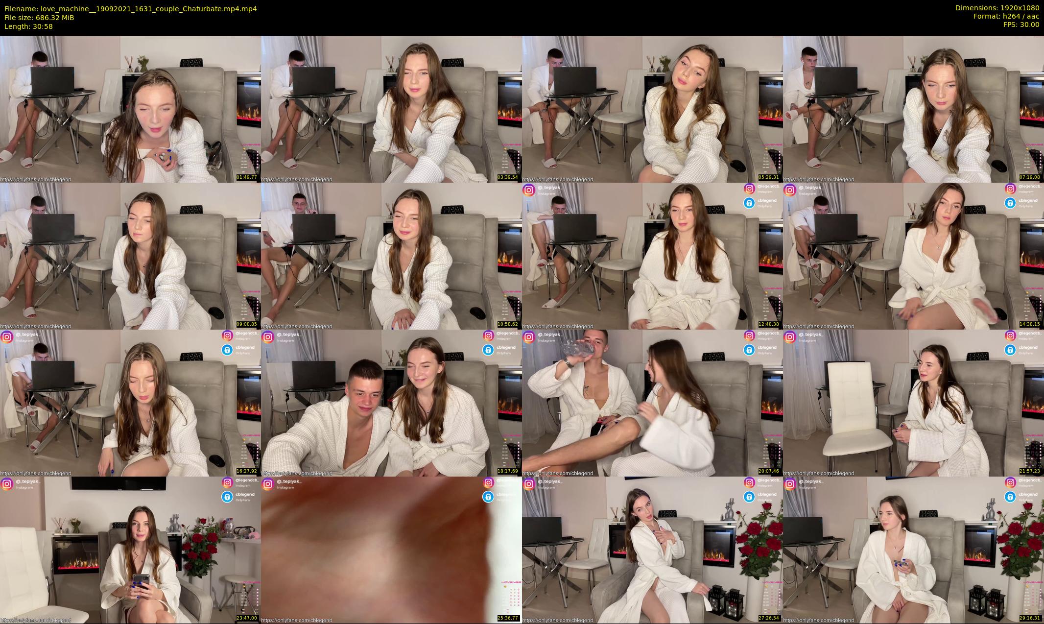 love_machine_ — 31 minute Chaturbate couple cam show recording, 1080p, Sep 19, 2021