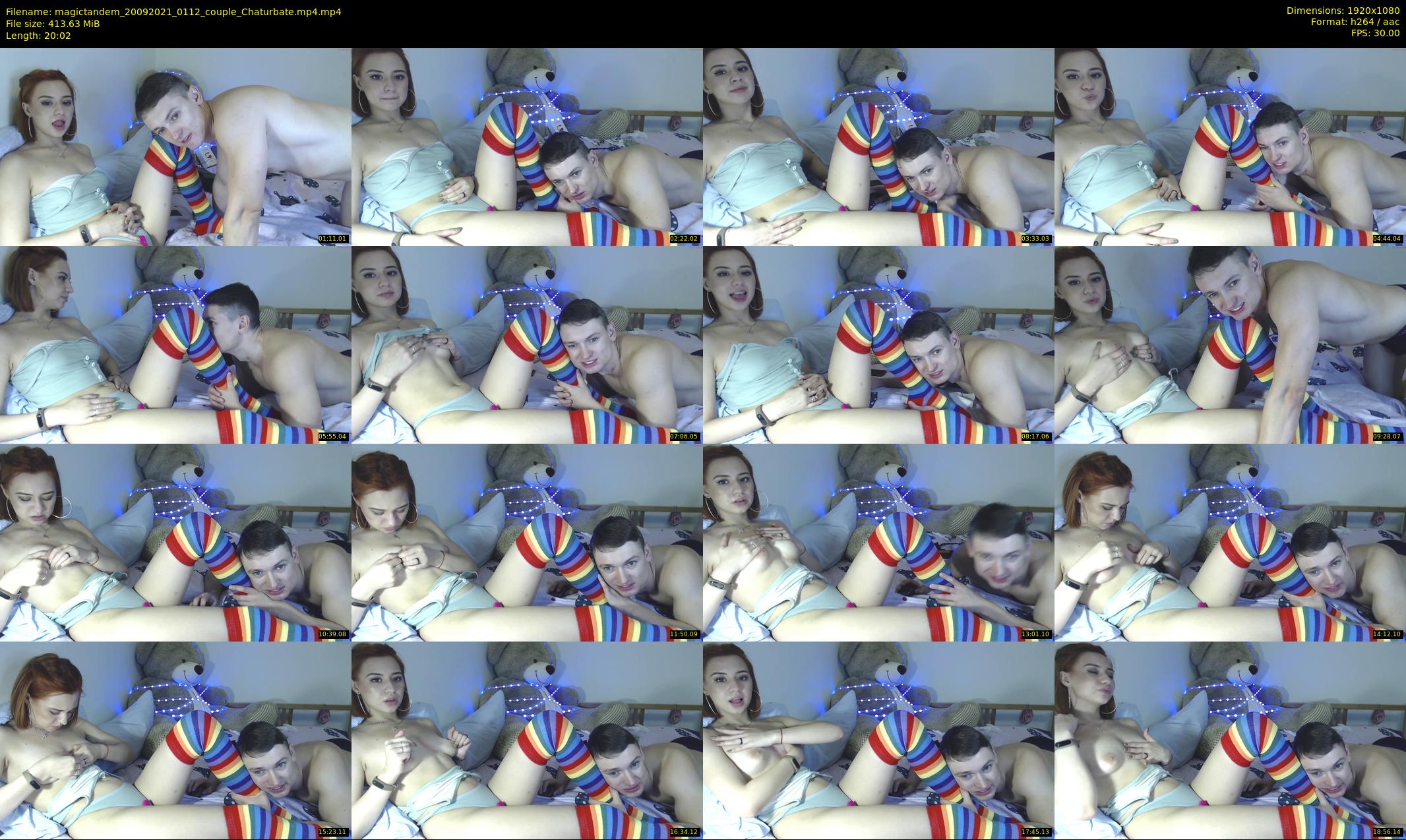 magictandem — 21 minute Chaturbate couple cam show recording, 1080p, Sep 20, 2021
