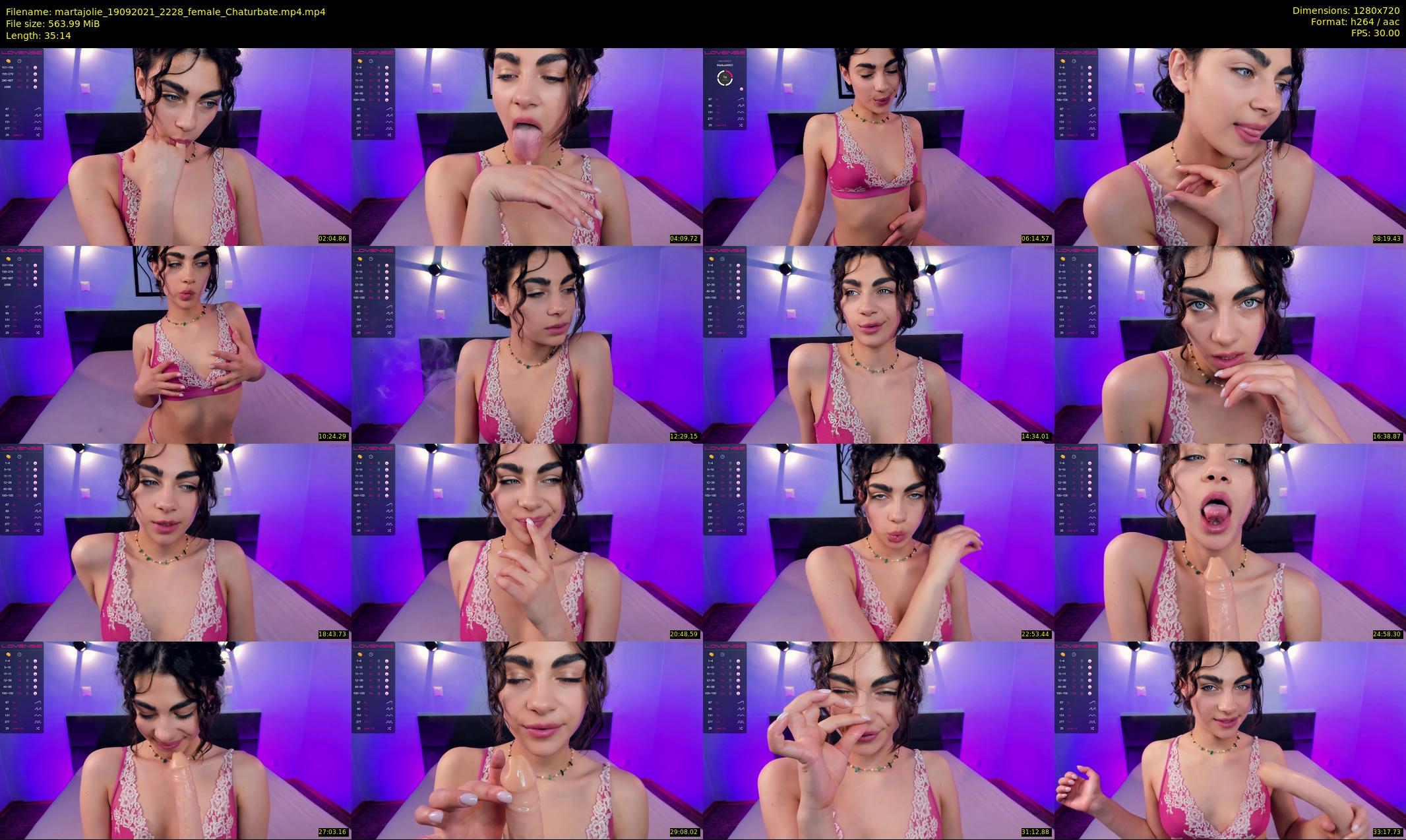 martajolie — 36 minute Chaturbate female cam show recording, 720p, Sep 19, 2021