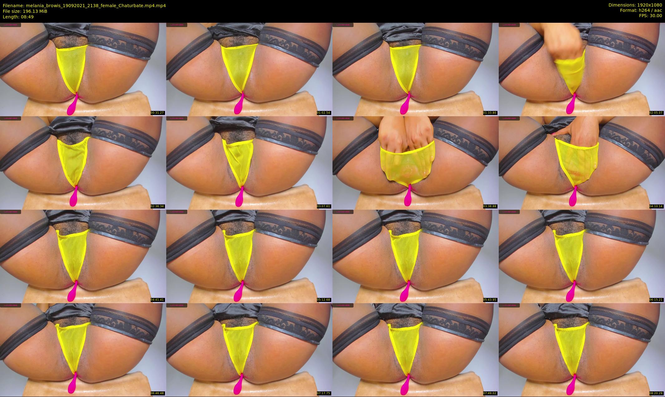 melania_browis — 9 minute Chaturbate female cam show recording, 1080p, Sep 19, 2021