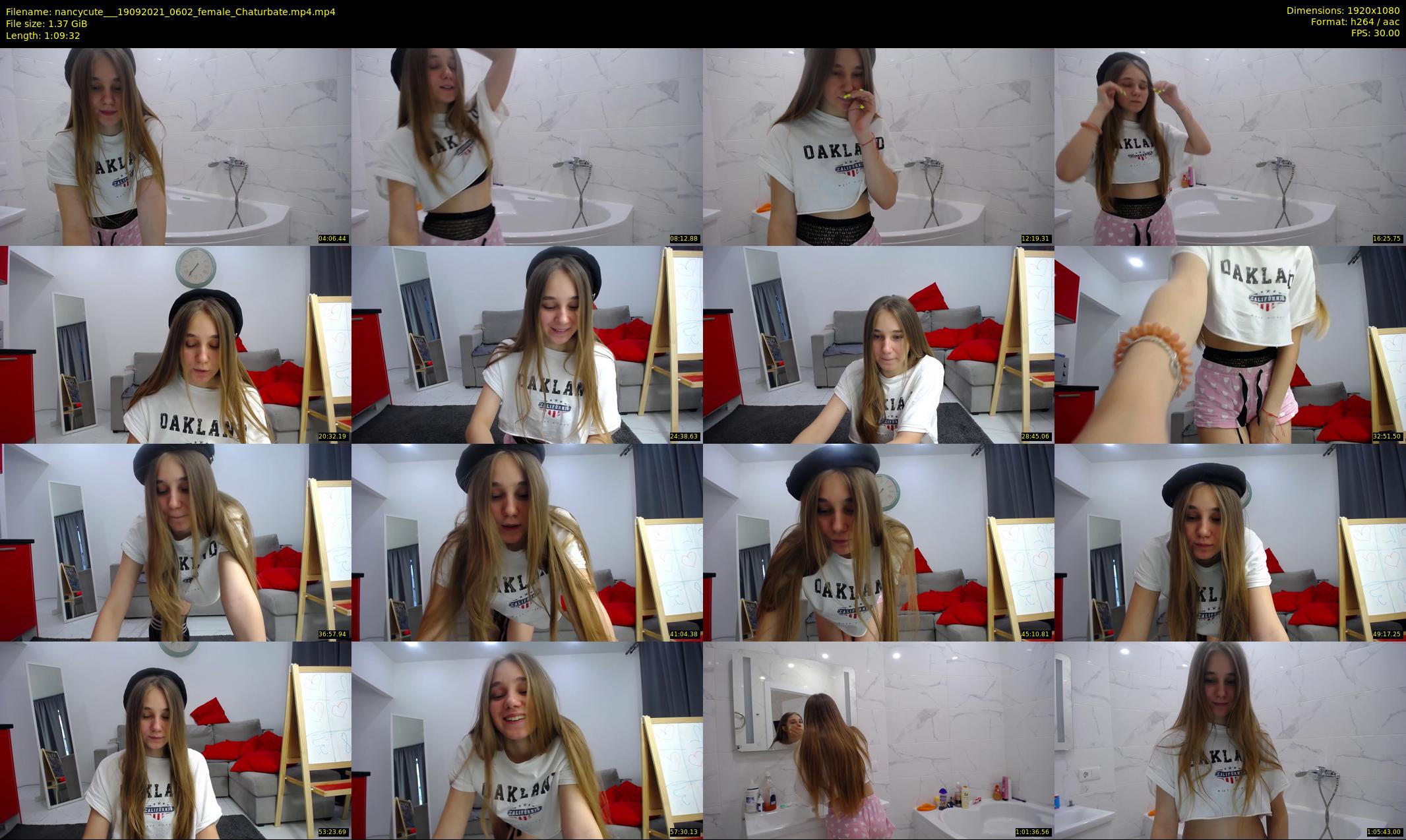 nancycute__ — 70 minute Chaturbate female cam show recording, 1080p, Sep 19, 2021