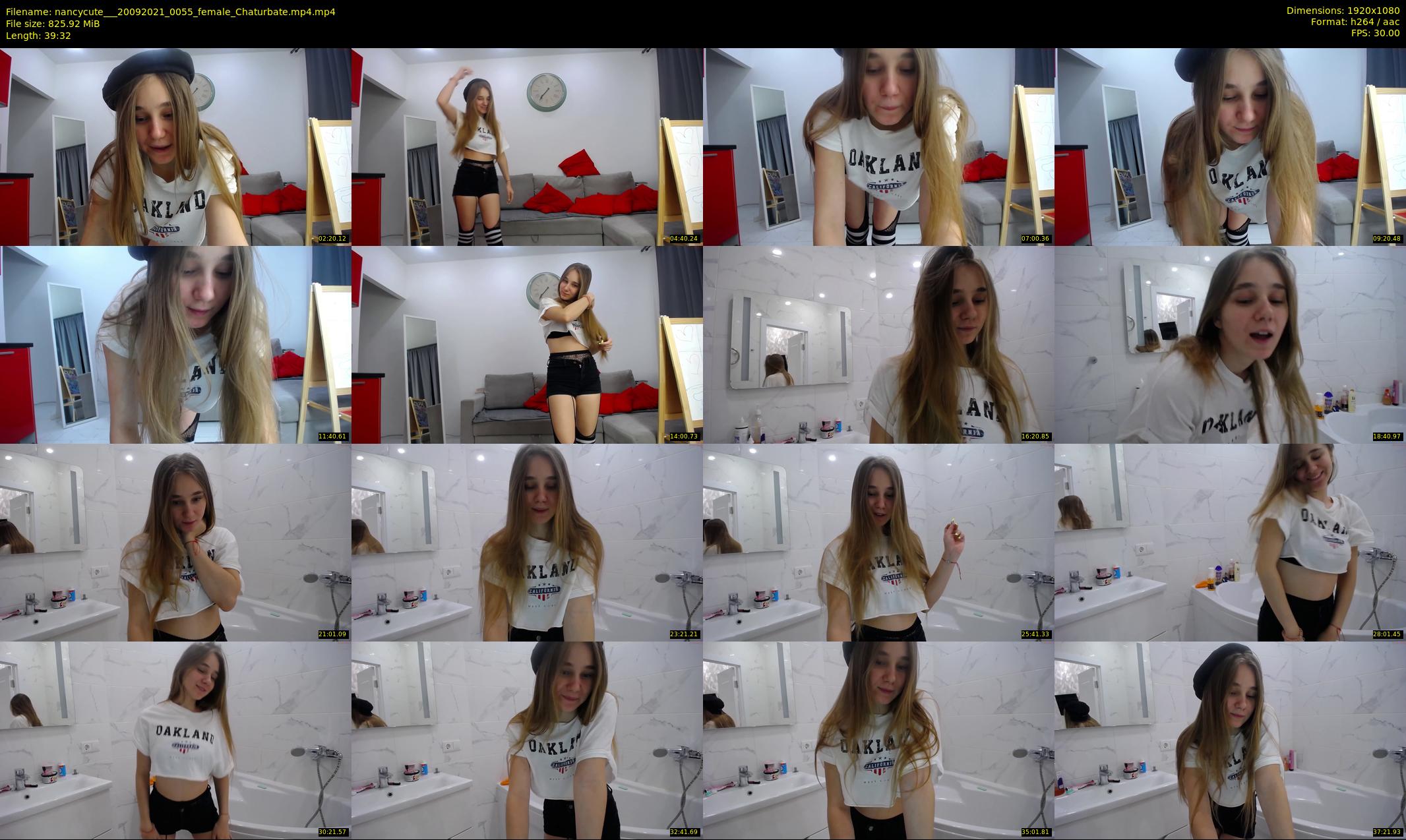nancycute__ — 40 minute Chaturbate female cam show recording, 1080p, Sep 20, 2021