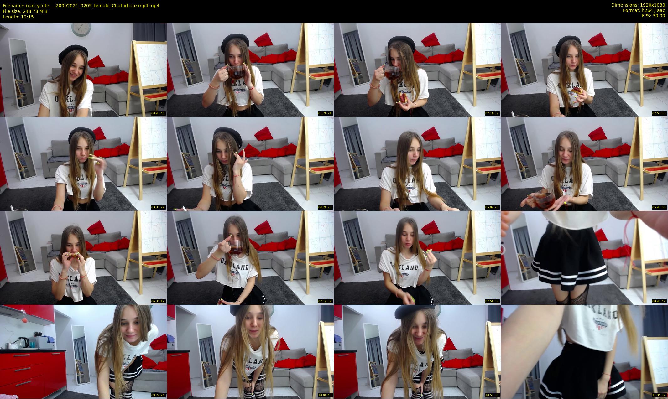 nancycute__ — 13 minute Chaturbate female cam show recording, 1080p, Sep 20, 2021