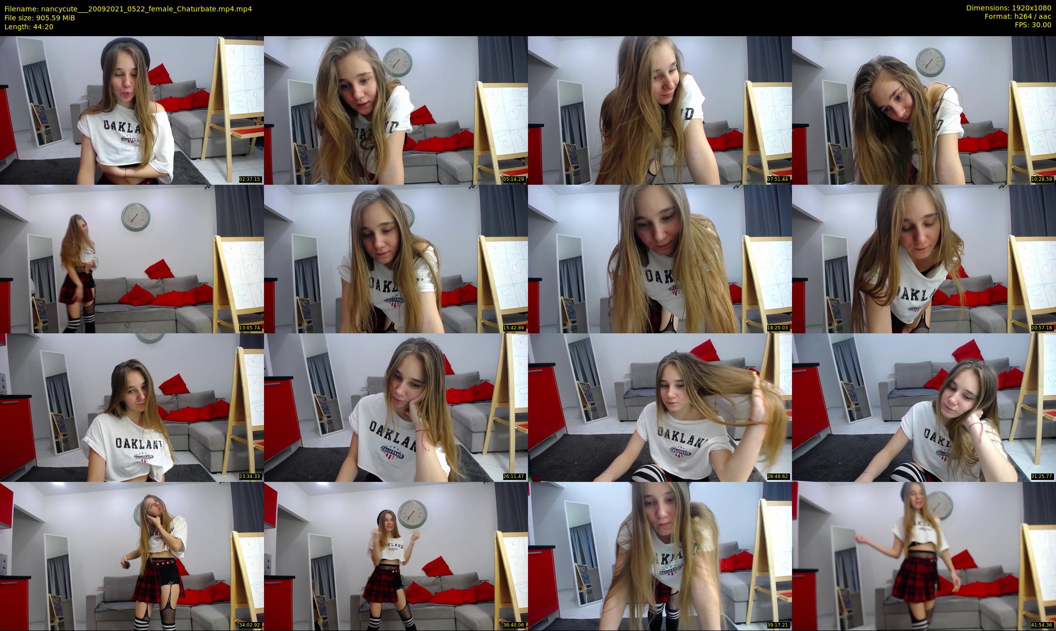 nancycute__ — 45 minute Chaturbate female cam show recording, 1080p, Sep 20, 2021