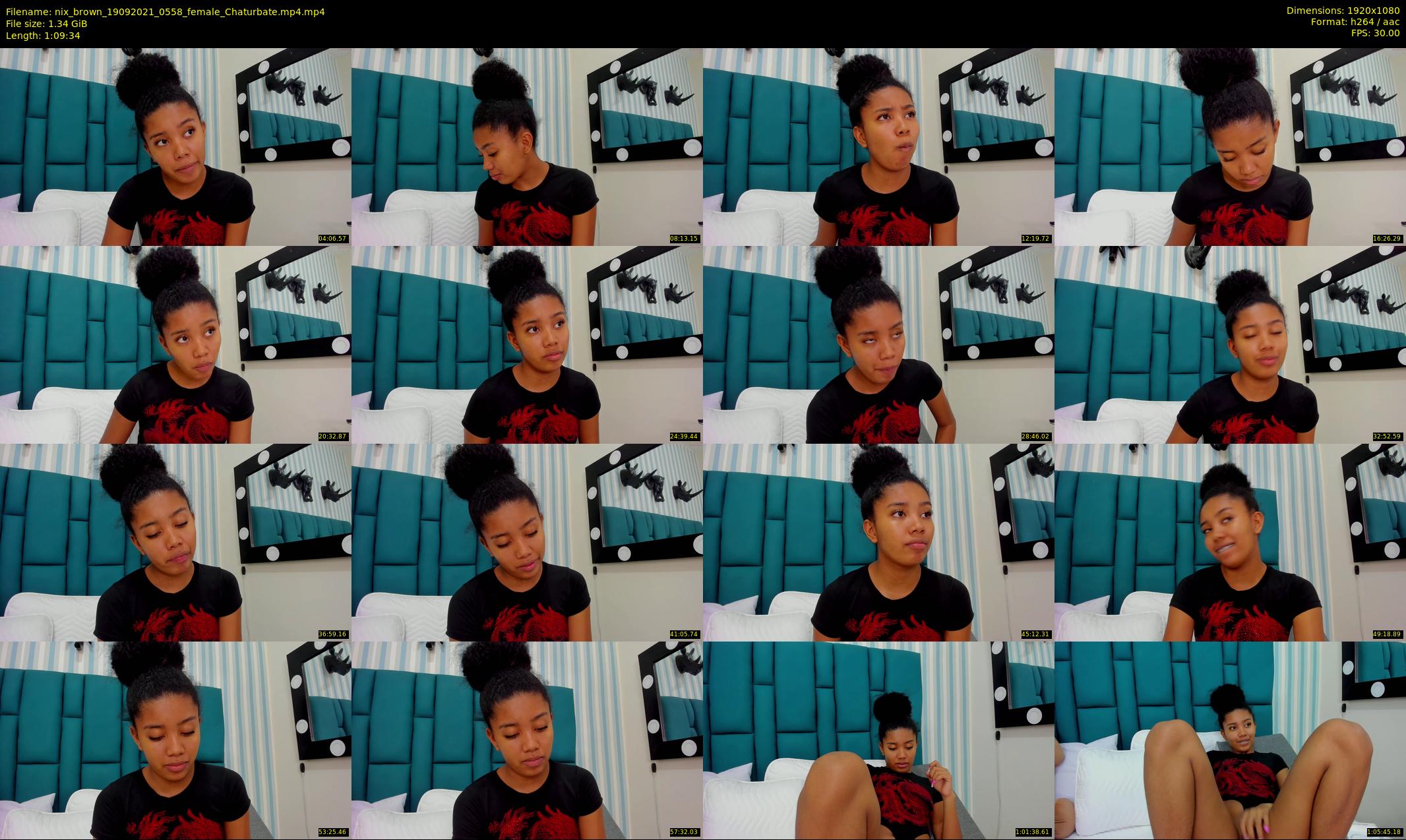 nix_brown — 70 minute Chaturbate female cam show recording, 1080p, Sep 19, 2021