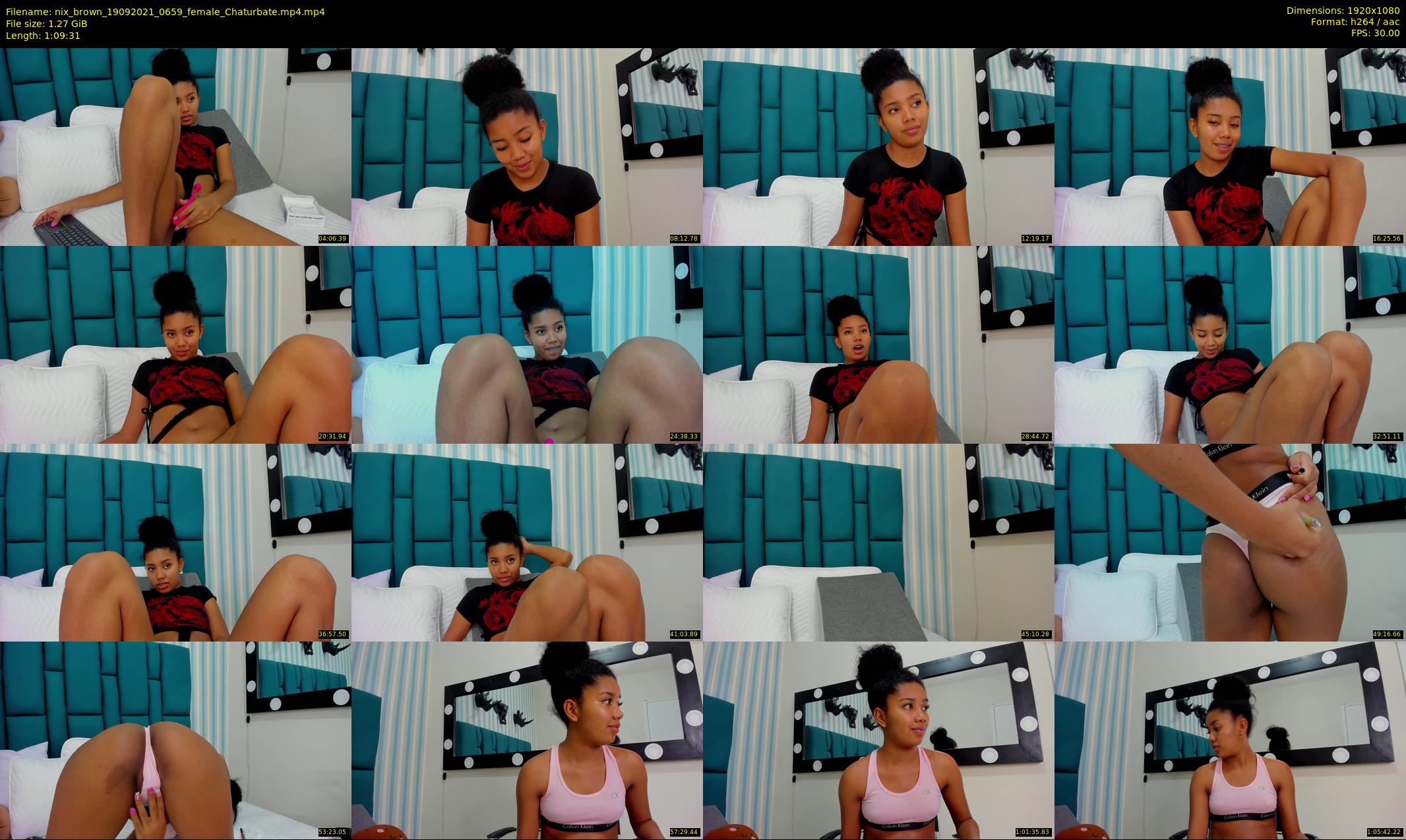 nix_brown — 70 minute Chaturbate female cam show recording, 1080p, Sep 19, 2021