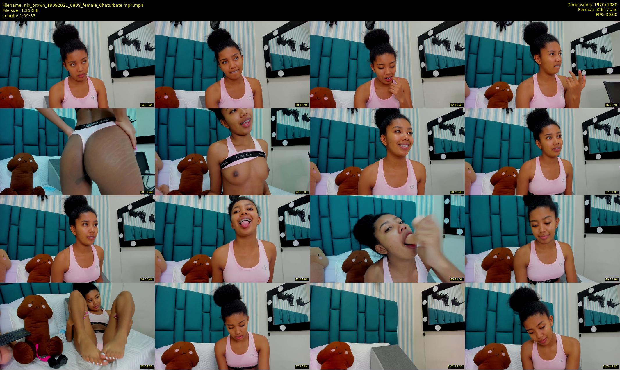 nix_brown — 70 minute Chaturbate female cam show recording, 1080p, Sep 19, 2021