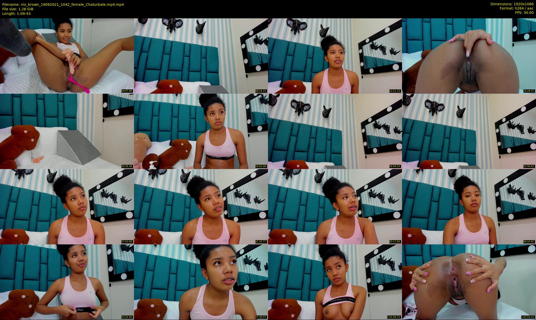 nix_brown — 70 minute Chaturbate female cam show recording, 1080p, Sep 19, 2021