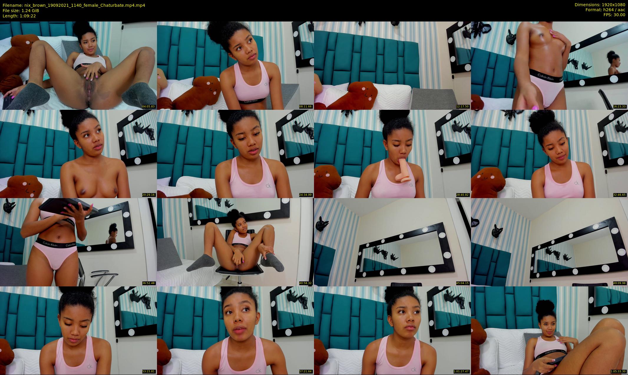 nix_brown — 70 minute Chaturbate female cam show recording, 1080p, Sep 19, 2021