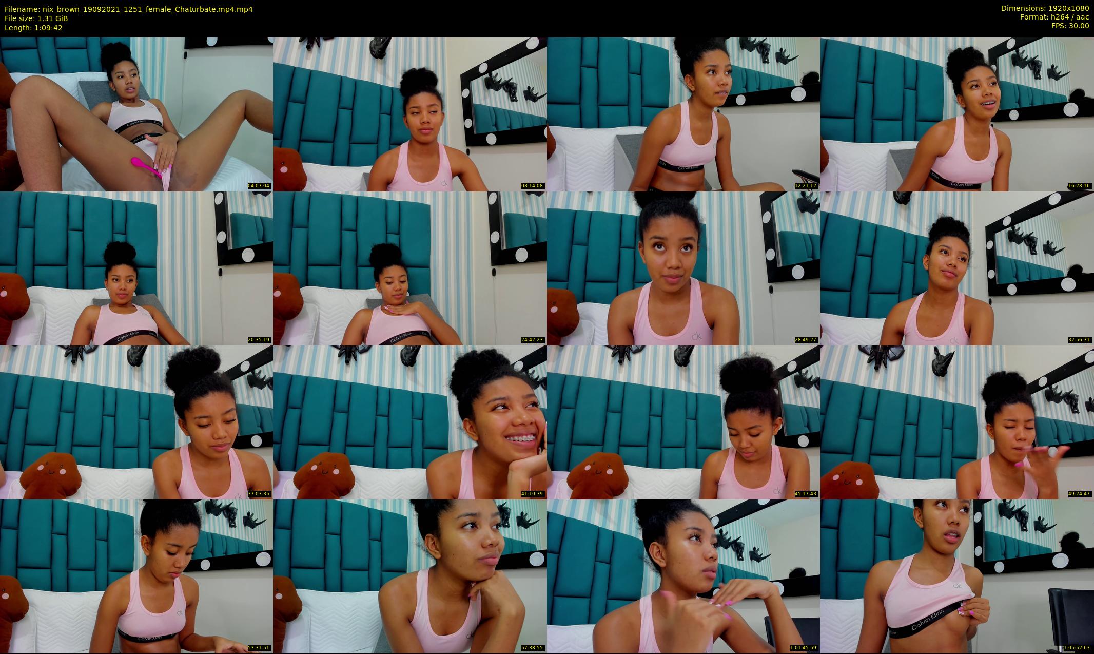 nix_brown — 70 minute Chaturbate female cam show recording, 1080p, Sep 19, 2021