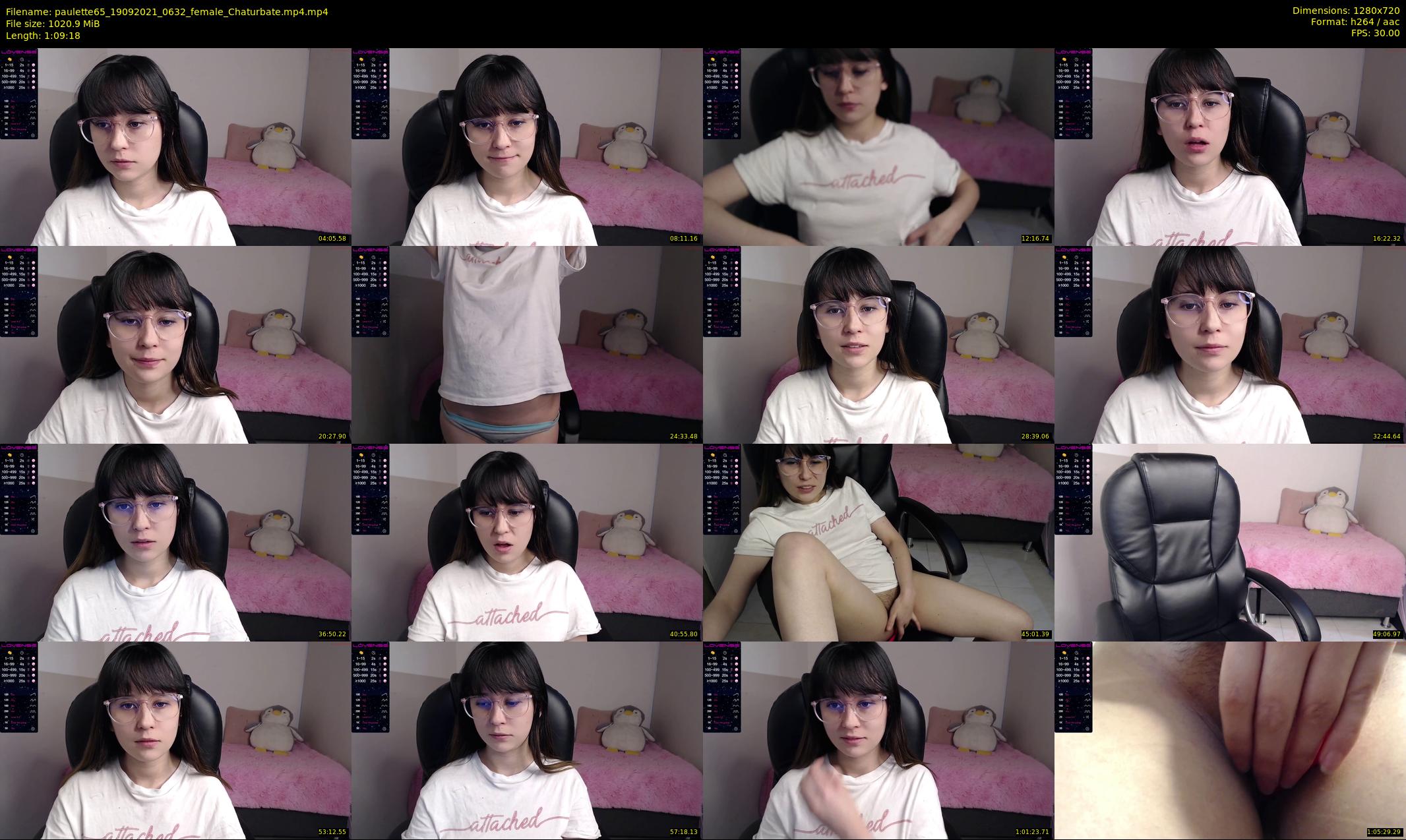 paulette65 — 70 minute Chaturbate female cam show recording, 720p, Sep 19, 2021