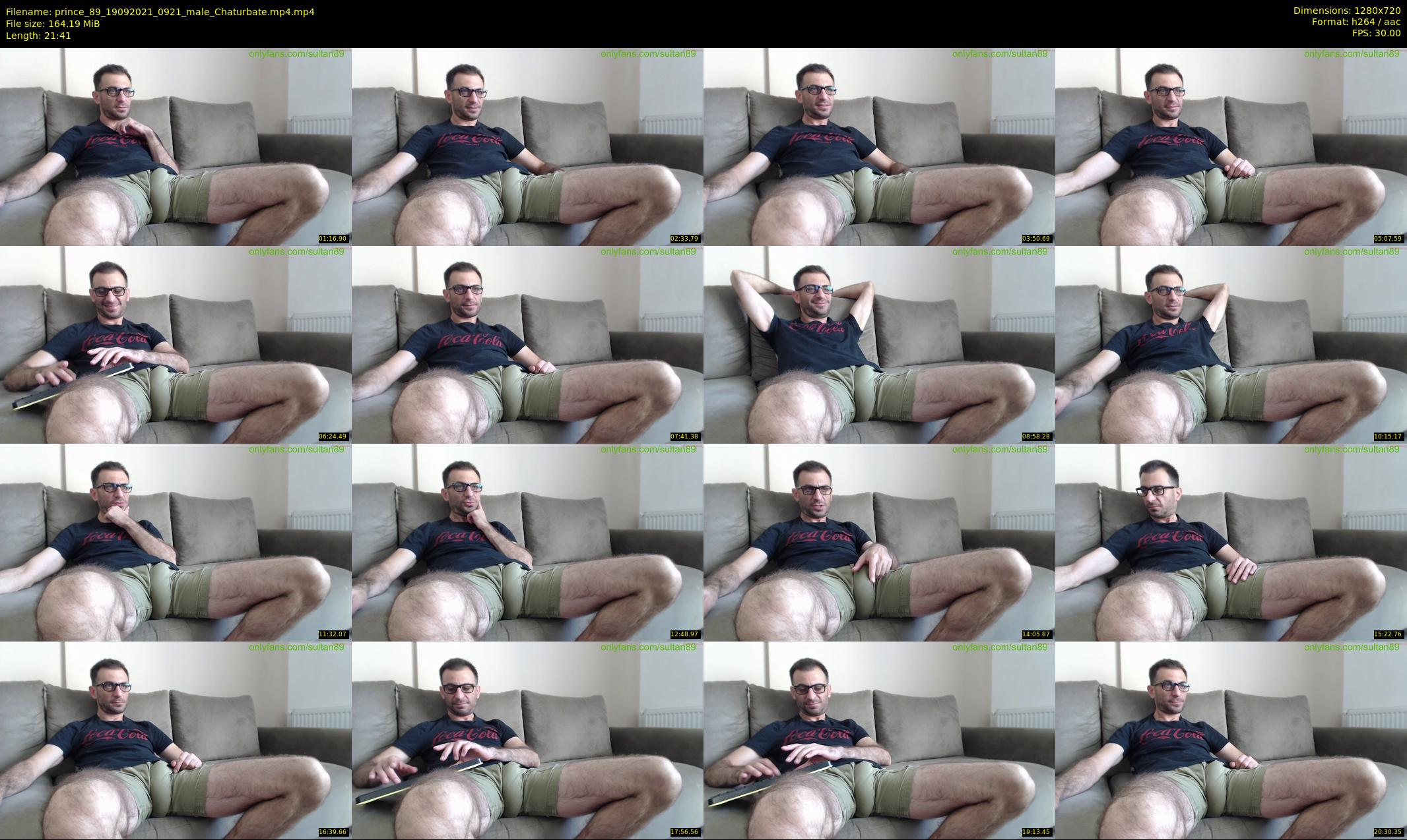 prince_89 — 22 minute Chaturbate male cam show recording, 720p, Sep 19, 2021