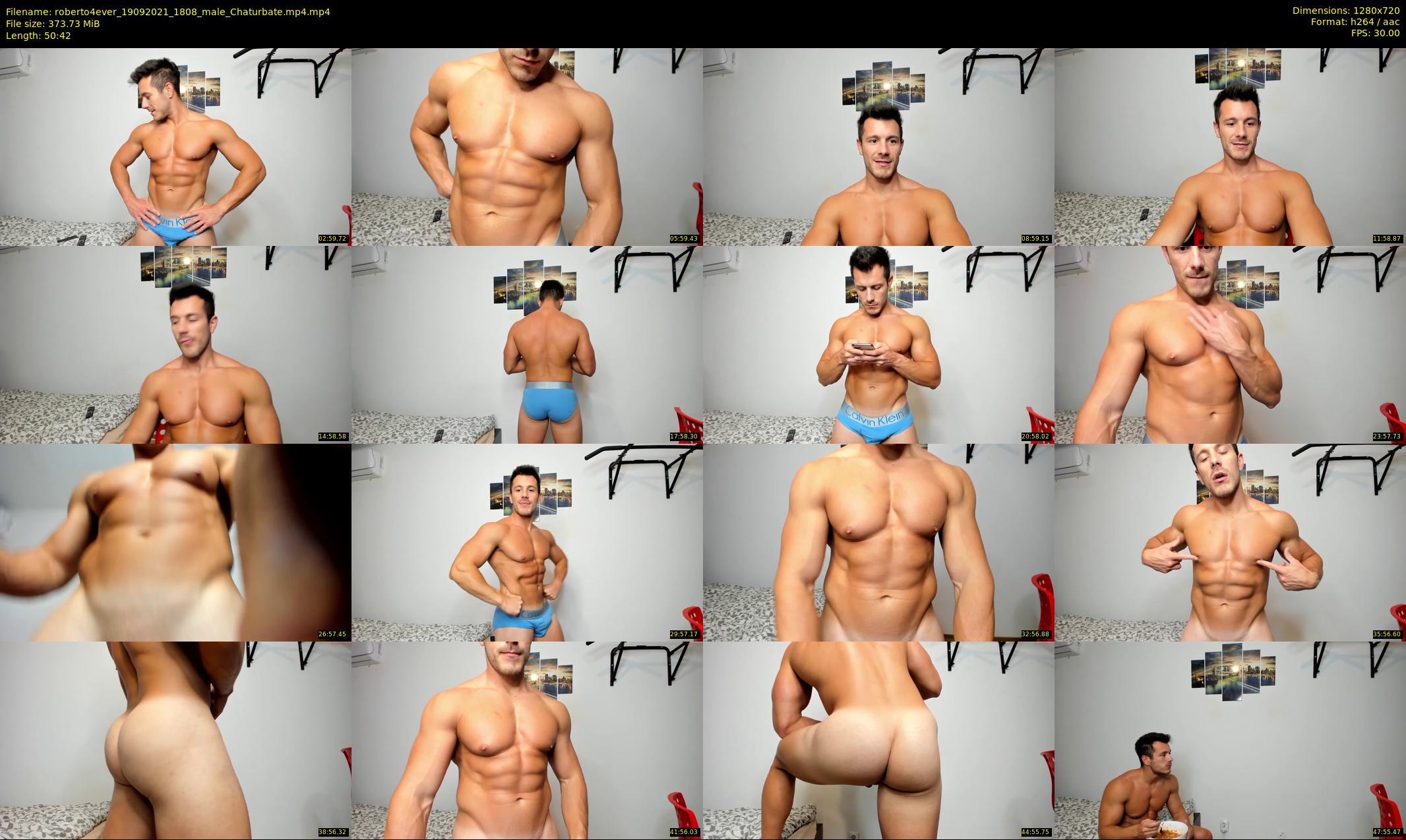 roberto4ever — 51 minute Chaturbate male cam show recording, 720p, Sep 19, 2021