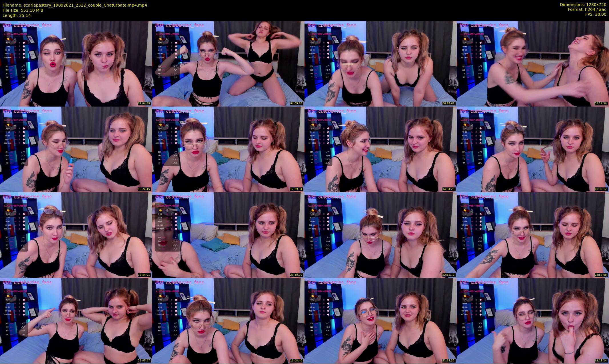 scarlepastery — 36 minute Chaturbate couple cam show recording, 720p, Sep 19, 2021