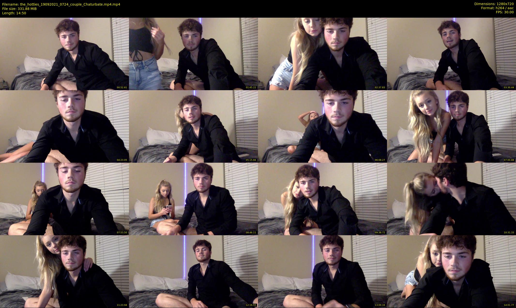 the_hotties — 15 minute Chaturbate couple cam show recording, 720p, Sep 19, 2021